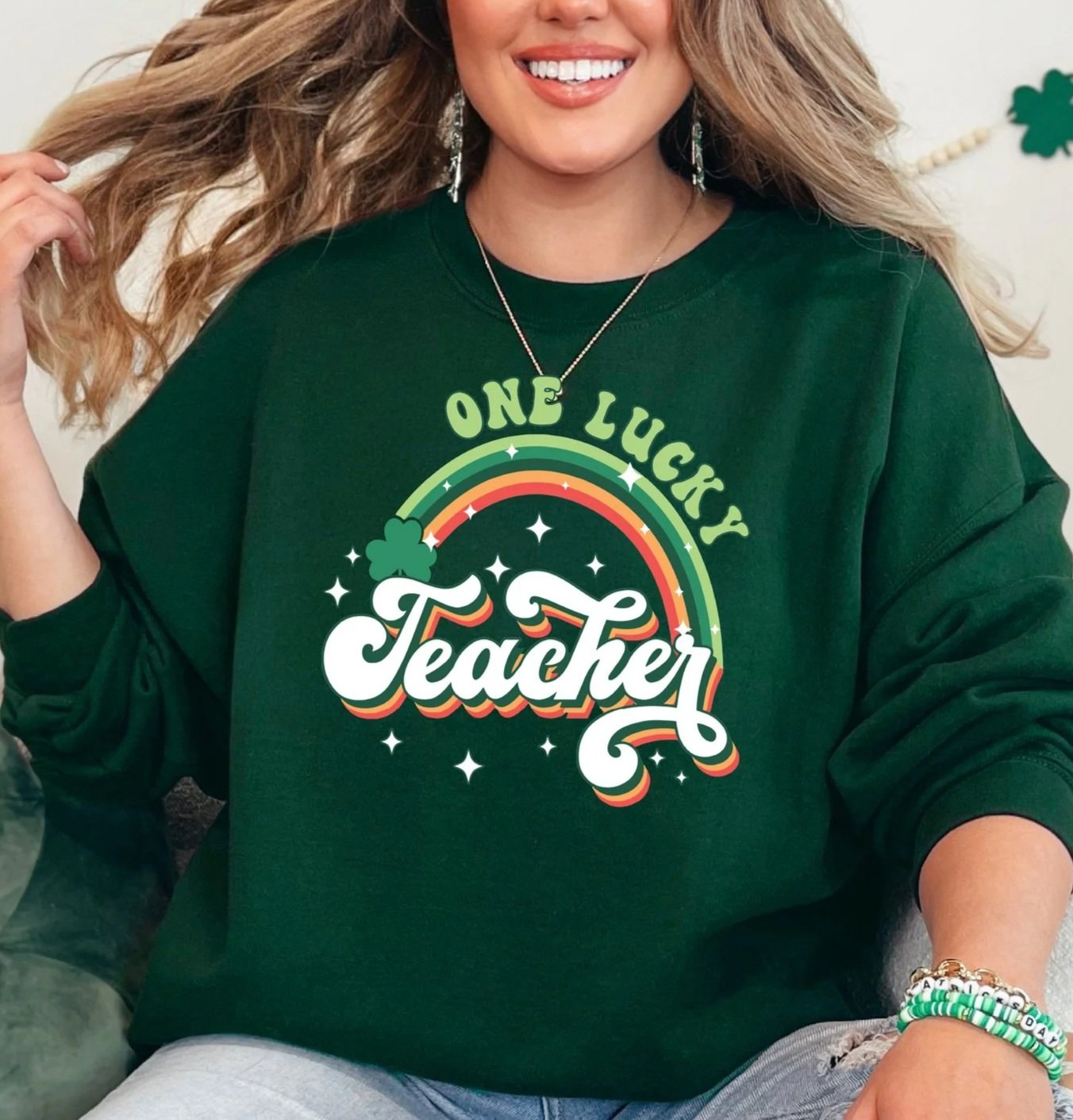 One Lucky Teacher Shirt