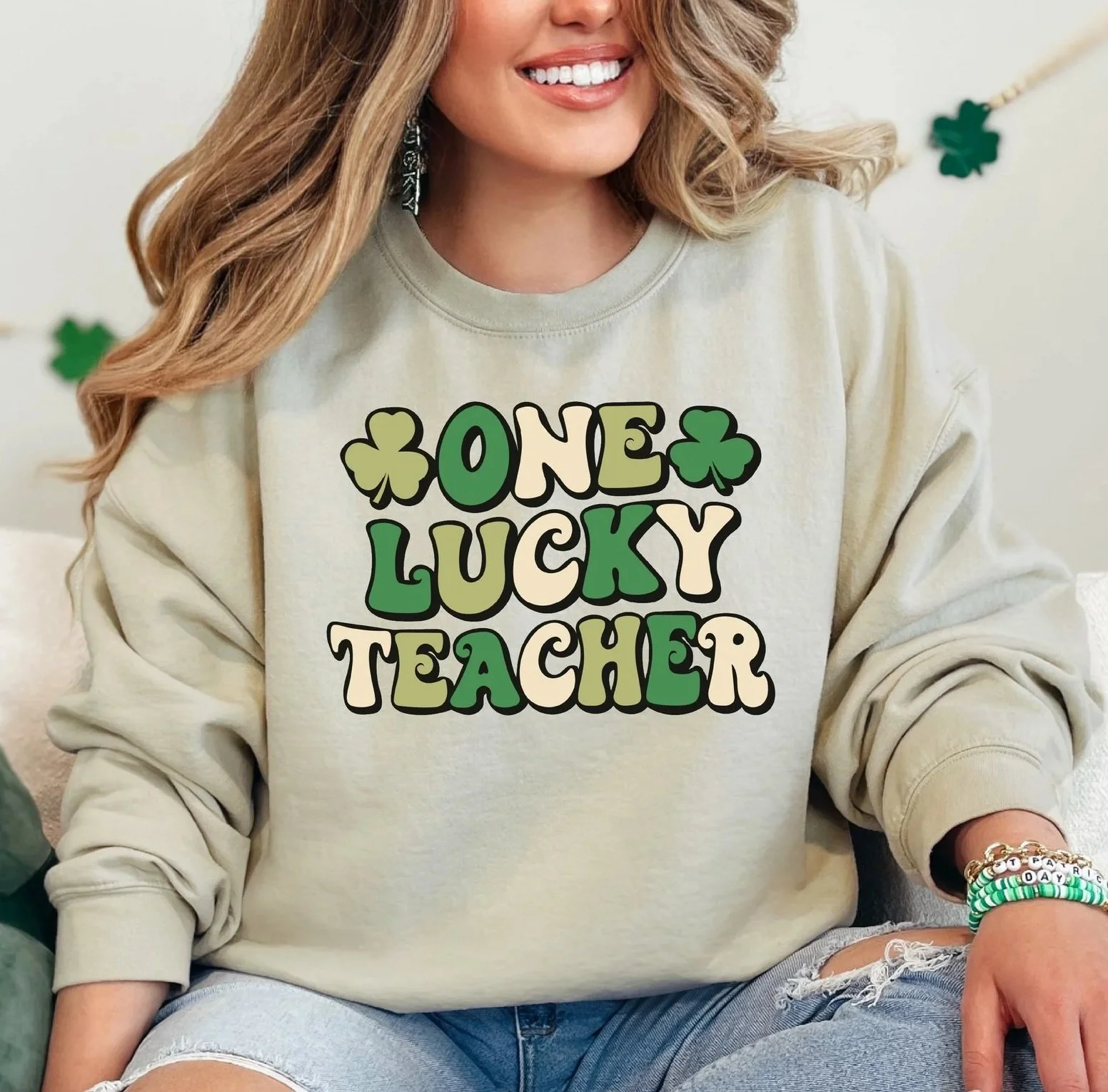 One Lucky Teacher Shirt
