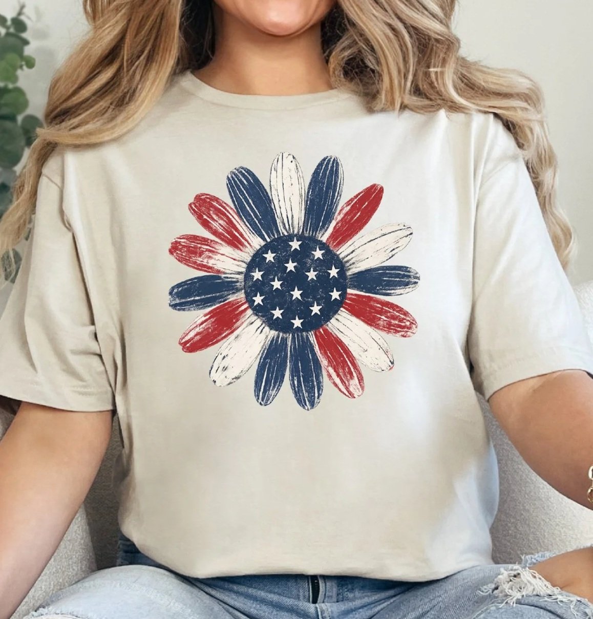 America Flower Shirt