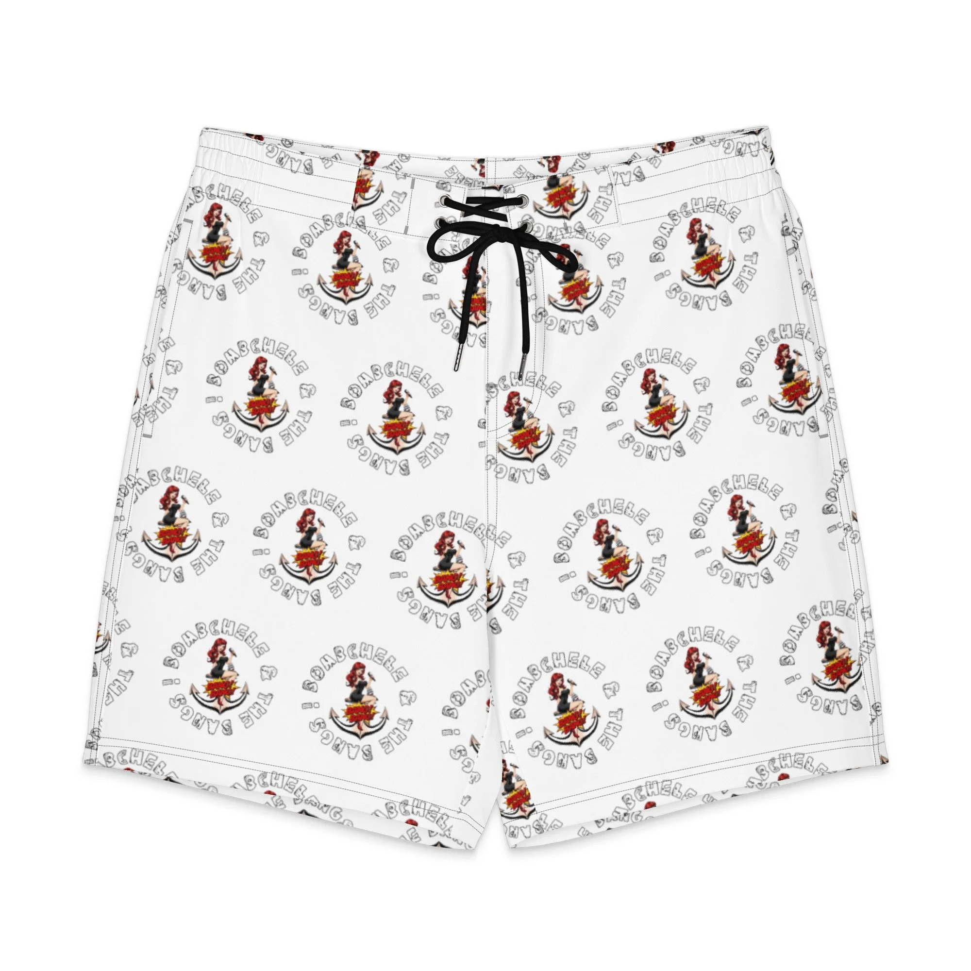I'm Just Here To Bang Men's Board Shorts