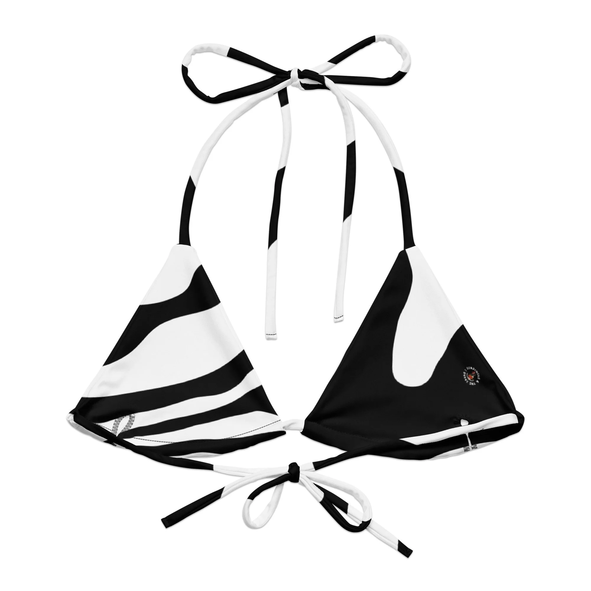 Hot Goth Girl  string bikini top
