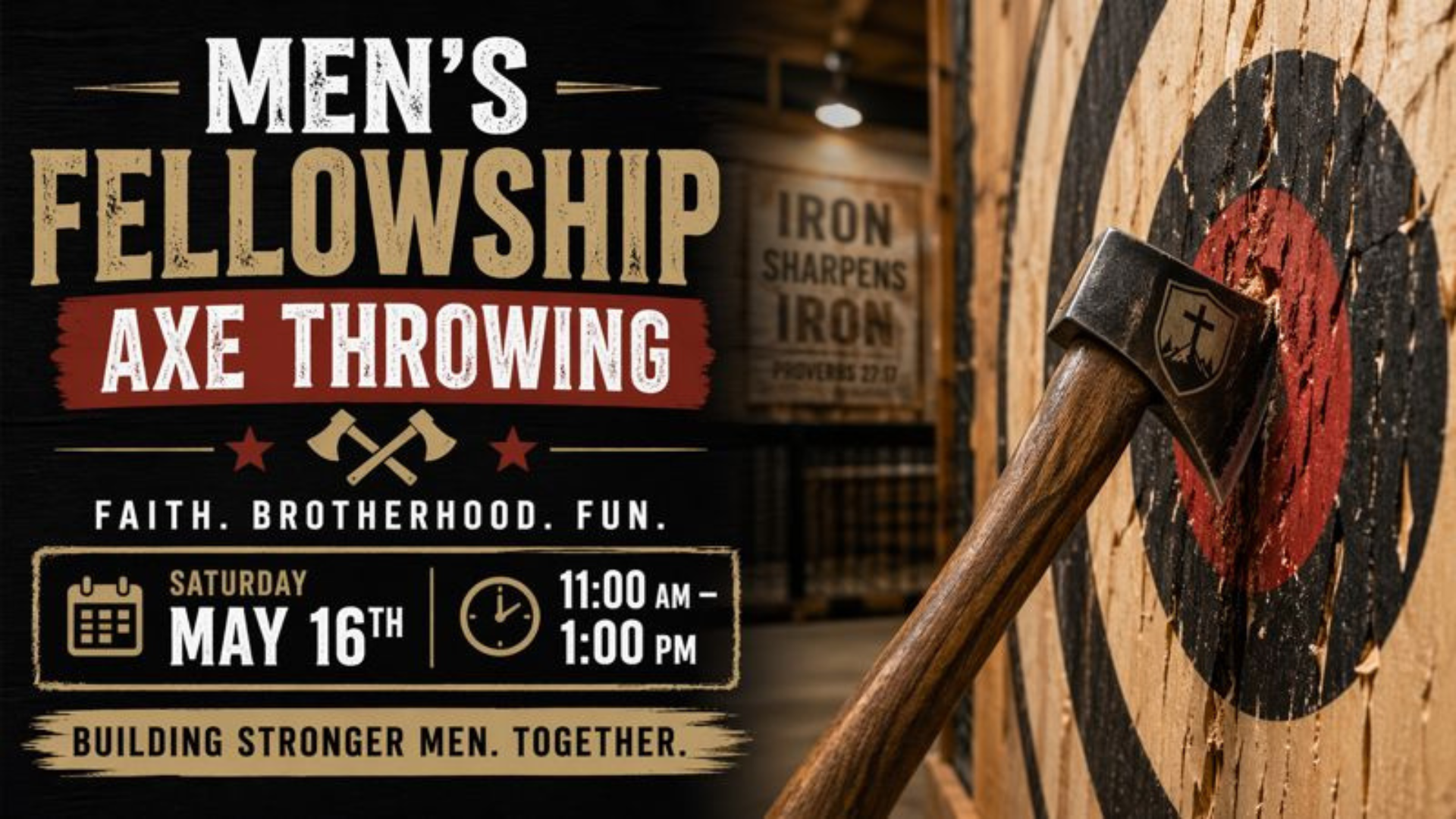 Men's  Fellowship Axe Throwing 