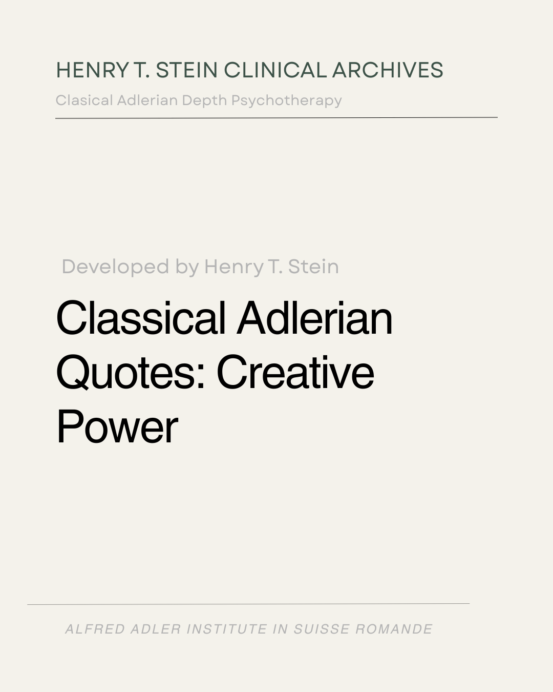 Creative Power
