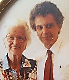 Henry Stein and Sophia de Vries,co-founders of Classical Adlerian Depth Psychotherapy, together smiling