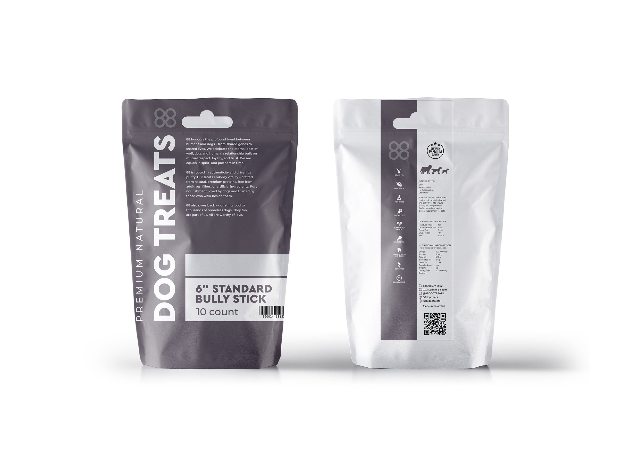 6" Standard Bully Stick (10 Count)