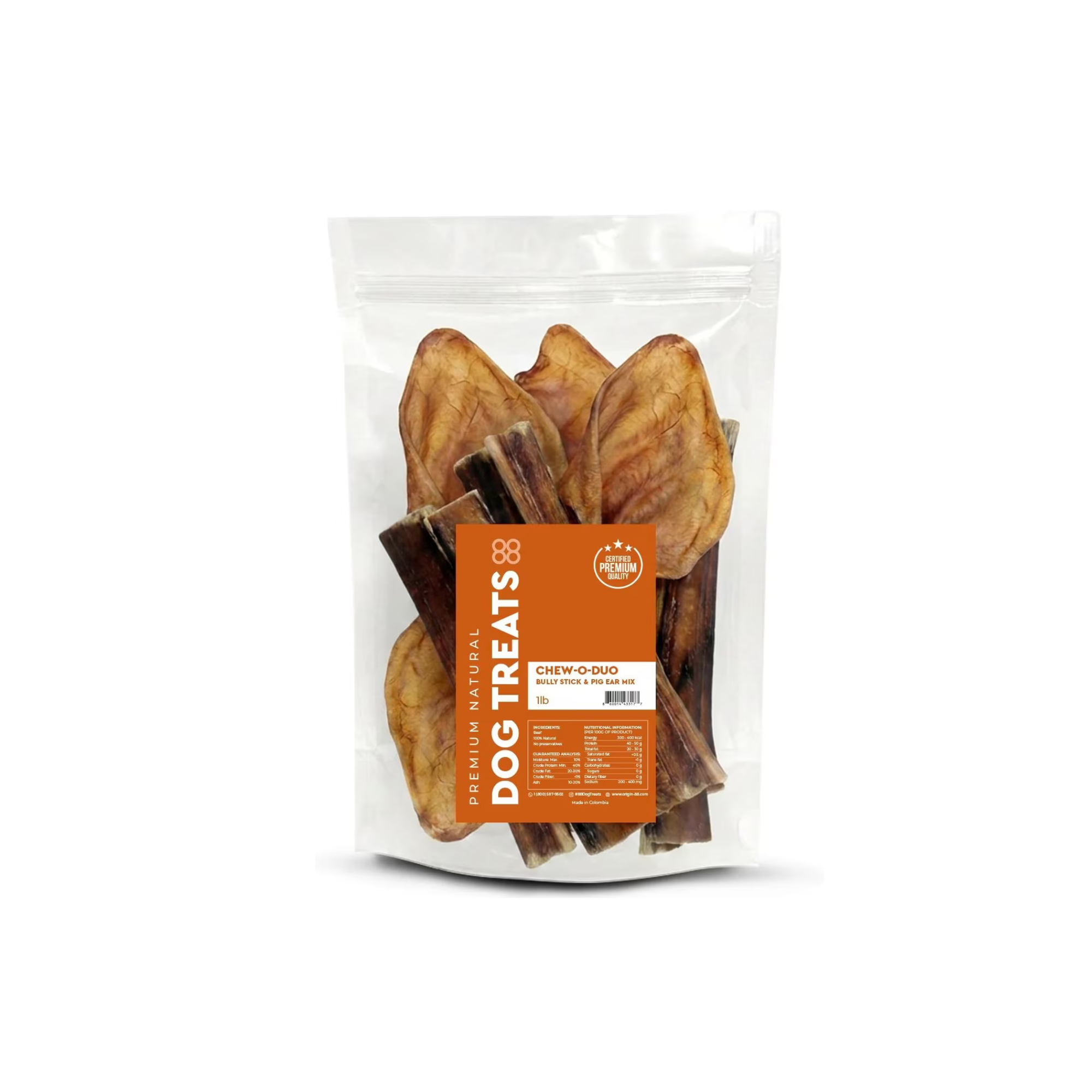 Chew-o Duo Dog Chew Treats, 1-lb Bag MINI.png