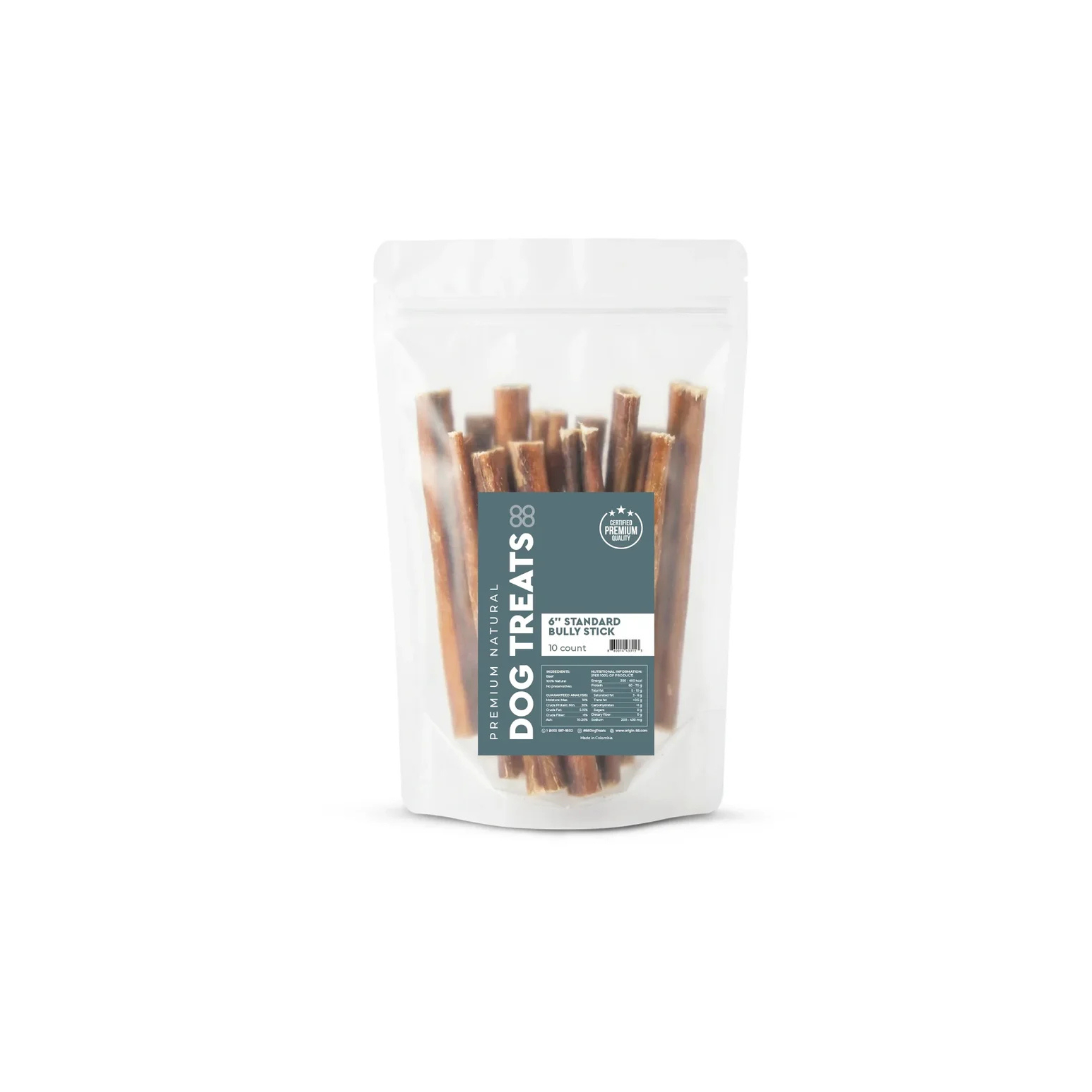 6" Standard Bully Stick (10 Count)