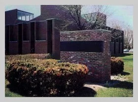 a photo showing the exterior of the building