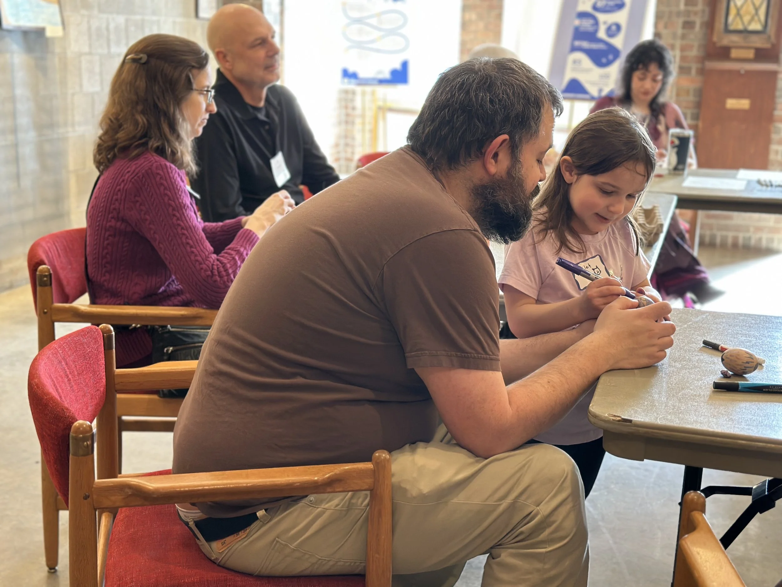 People of various ages participate in a multigenerational Connection offering.
