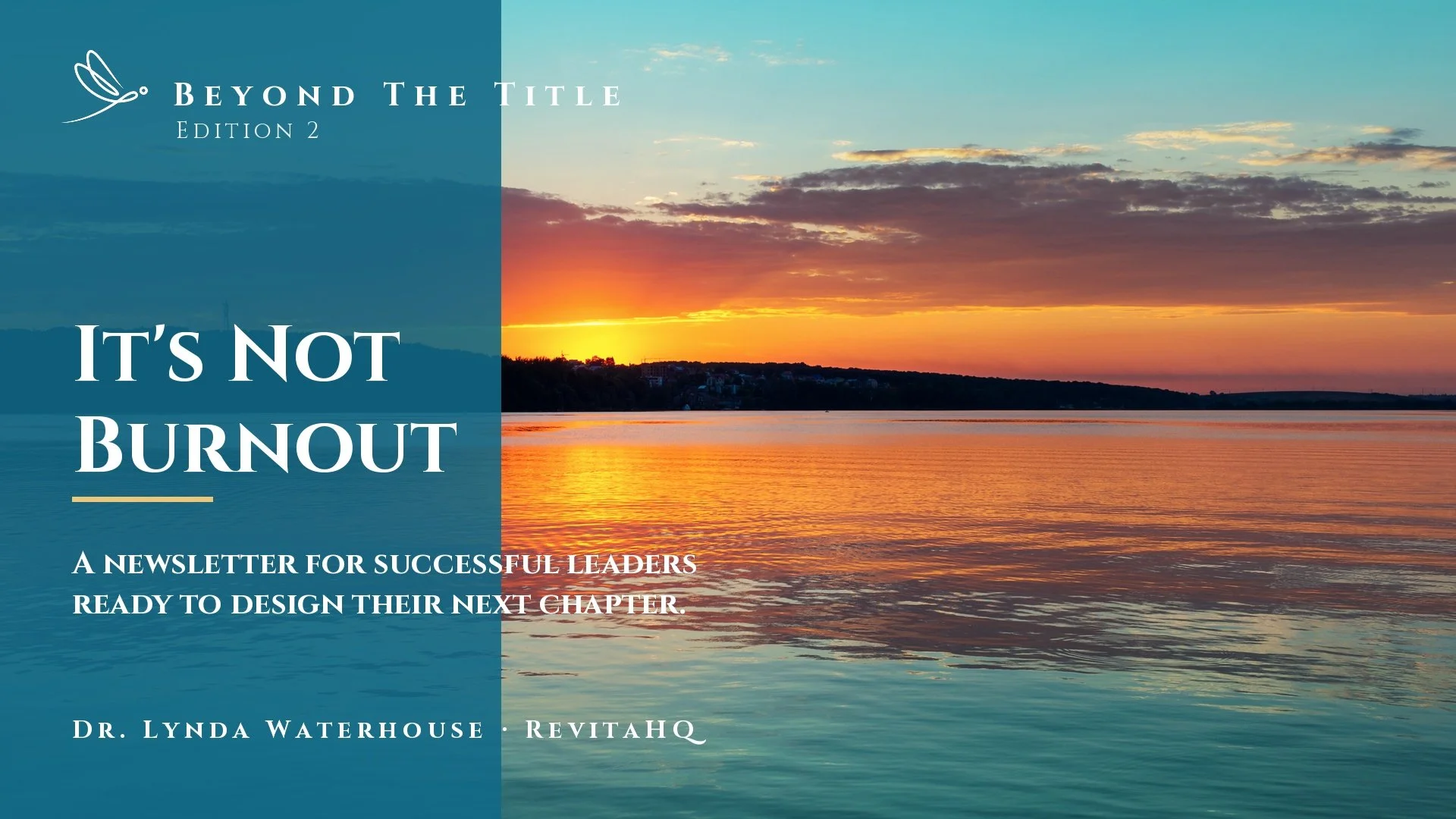 It’s Not Burnout