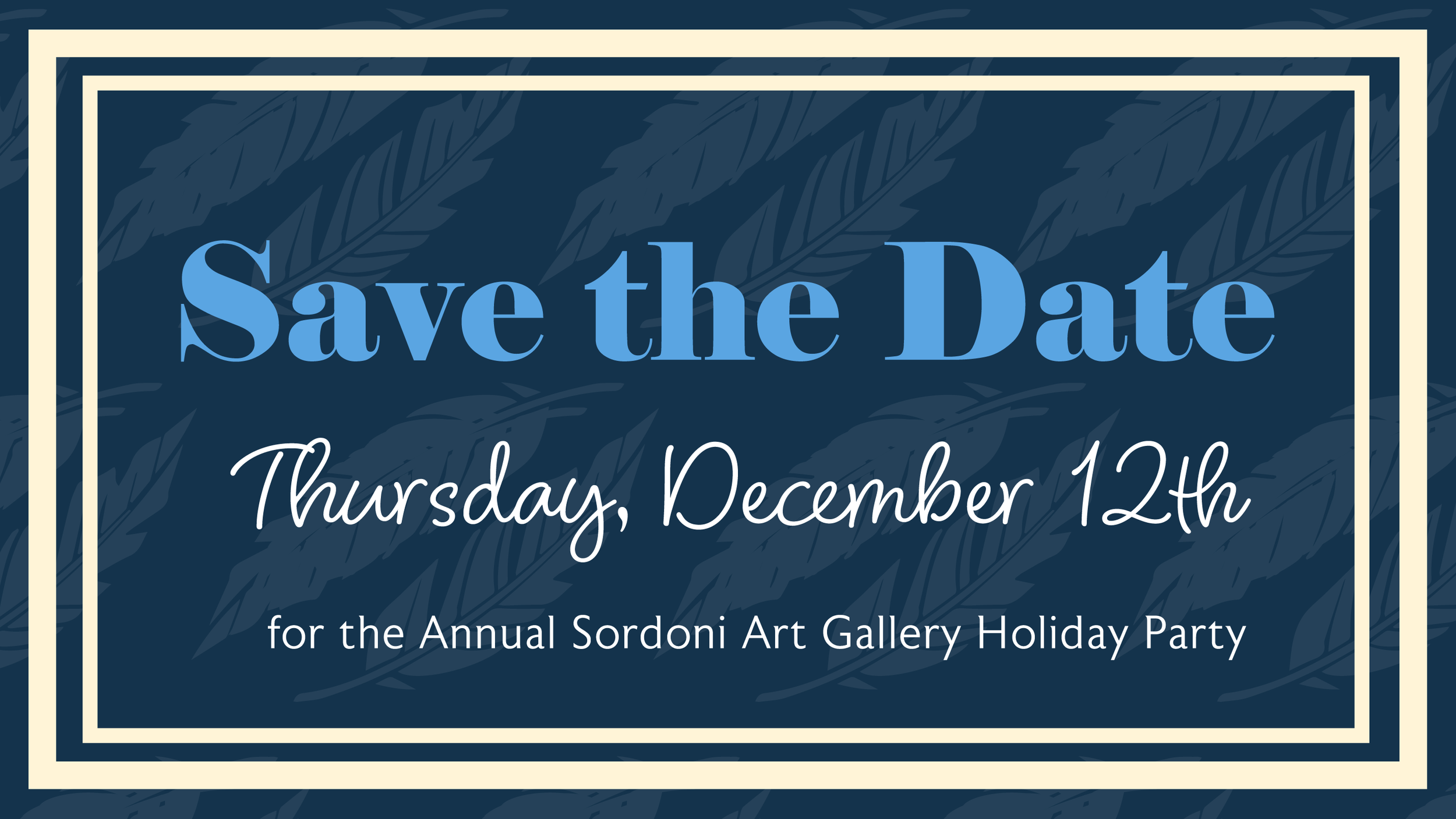 Save the Date