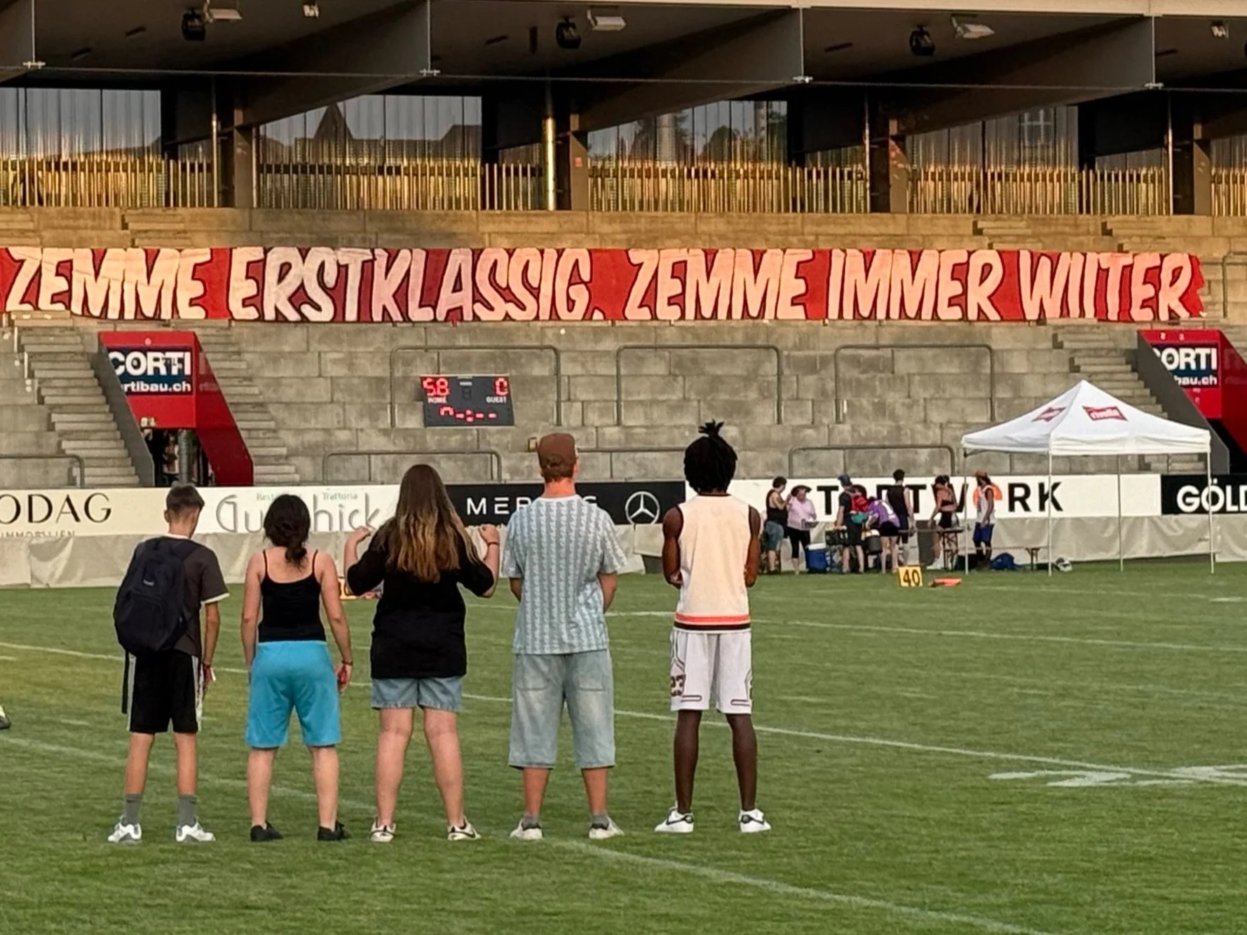 Ein sportlicher Abend mit den Winterthur Warriors