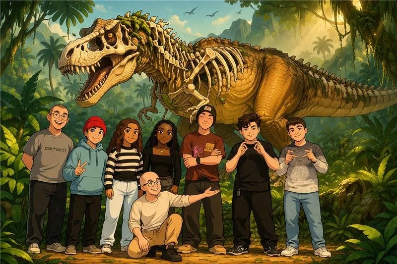 In der Welt der Dinosaurier