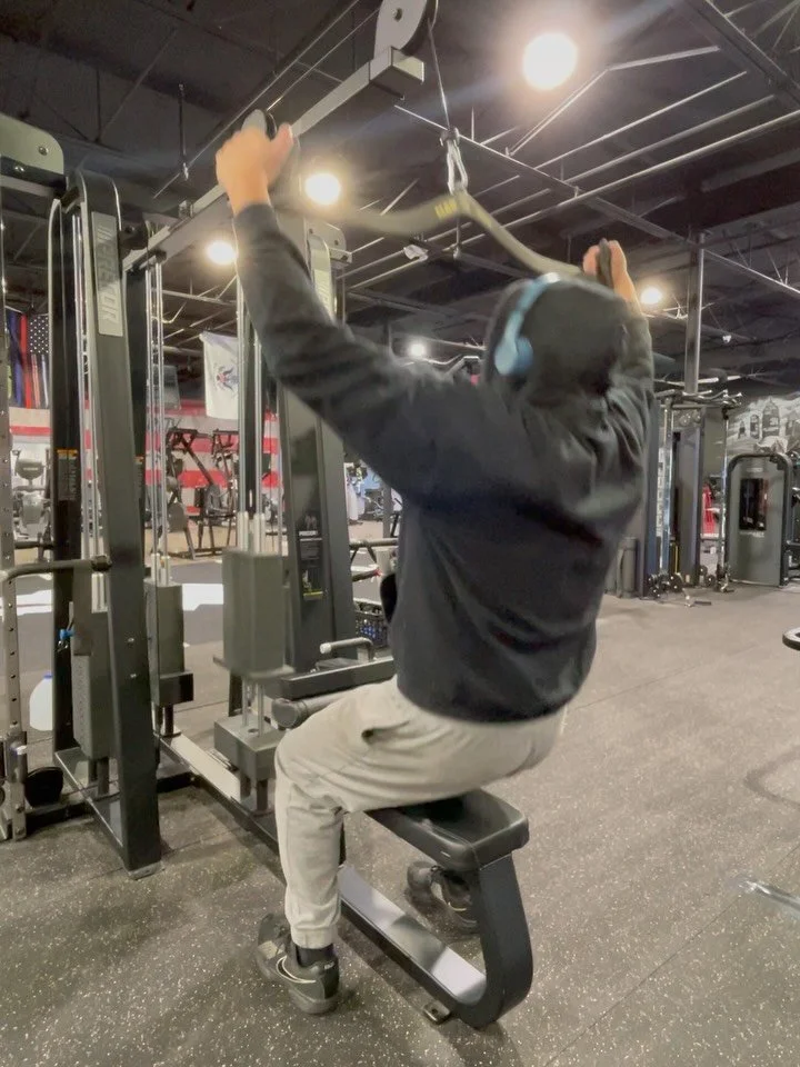 Friday afternoon back &amp; bi workout