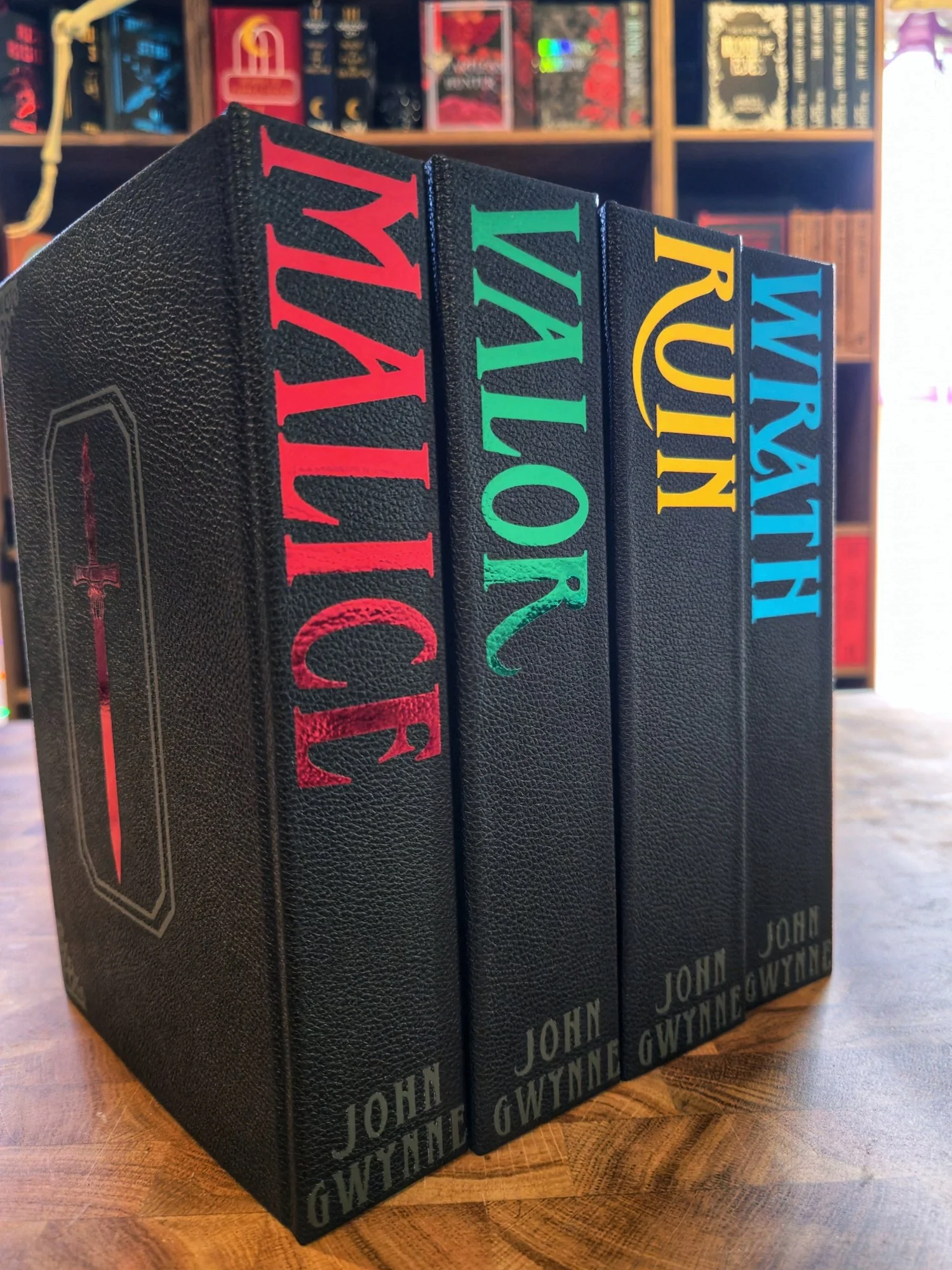 The Faithful and the Fallen by John Gwynne (vegan leatherbound)