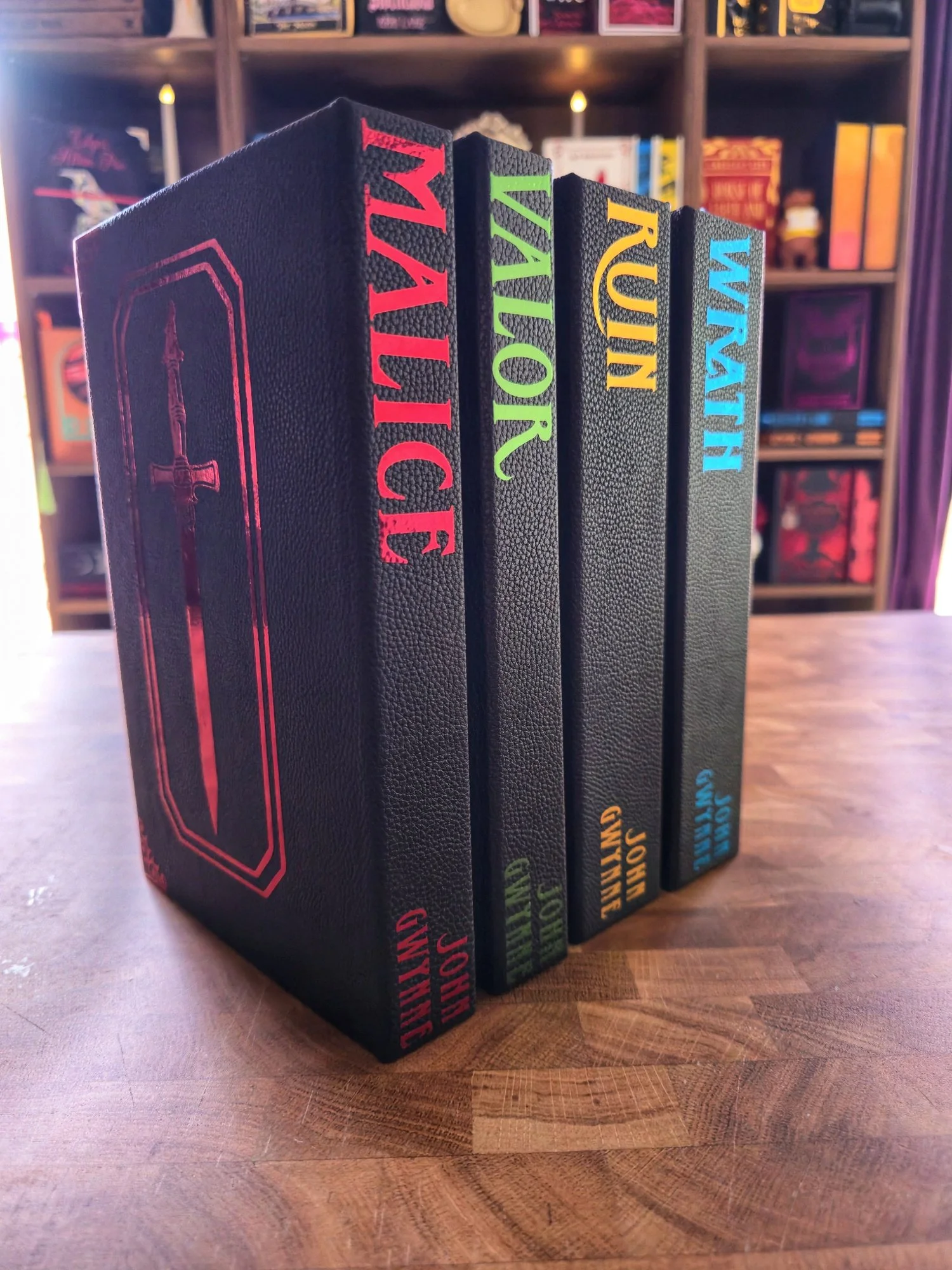 The Faithful and the Fallen by John Gwynne (vegan leatherbound)