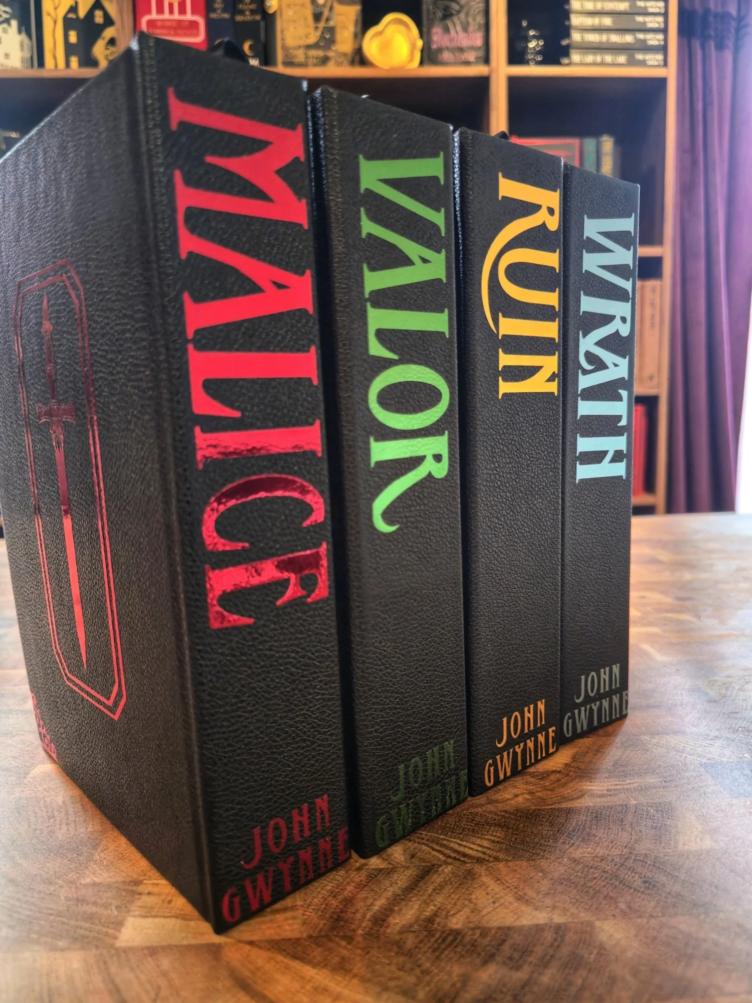 The Faithful and the Fallen by John Gwynne (vegan leatherbound)