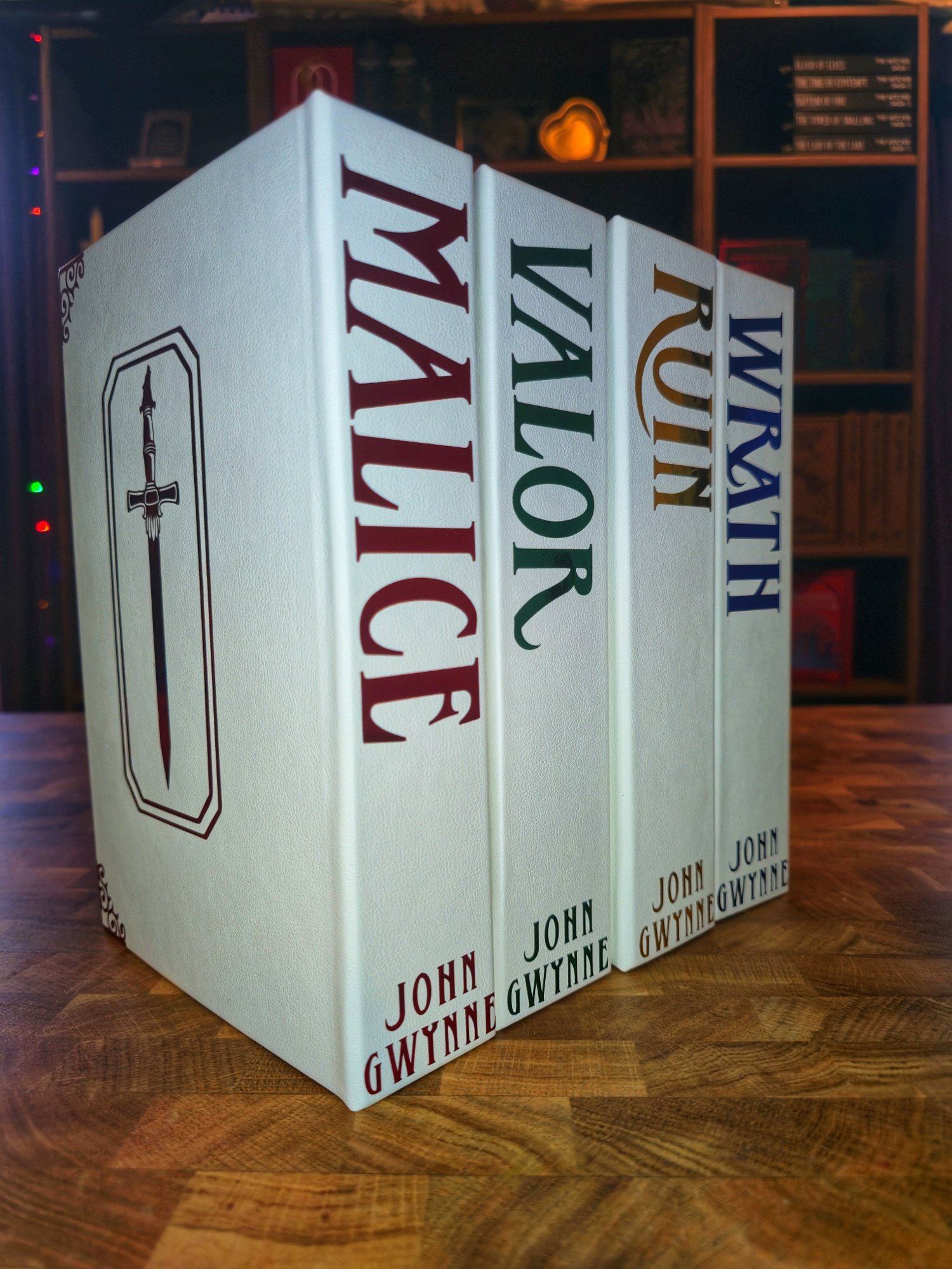 The Faithful and the Fallen by John Gwynne (vegan leatherbound)