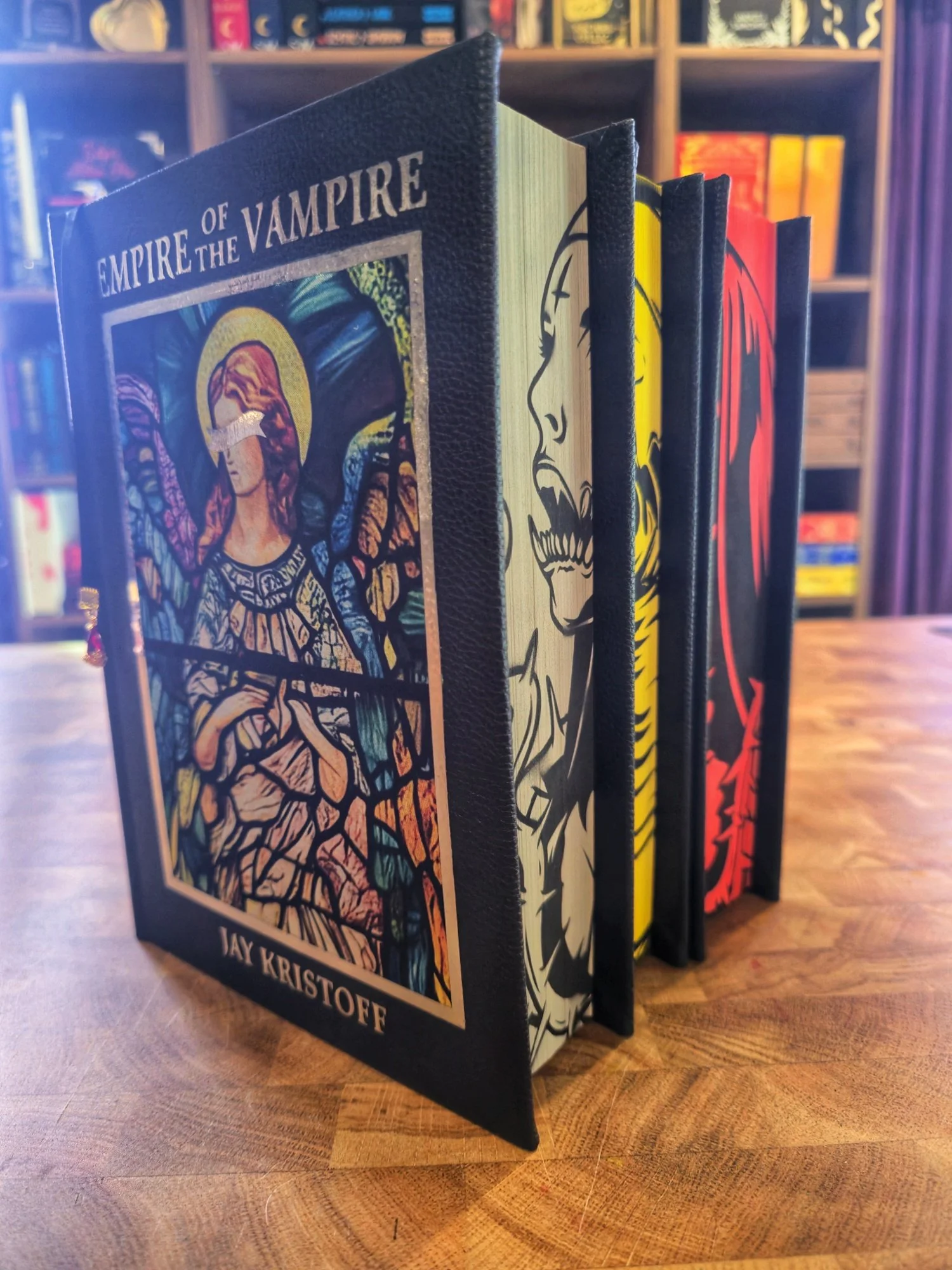 Empire of the Vampire Series by Jay Kristoff (vegan leather)