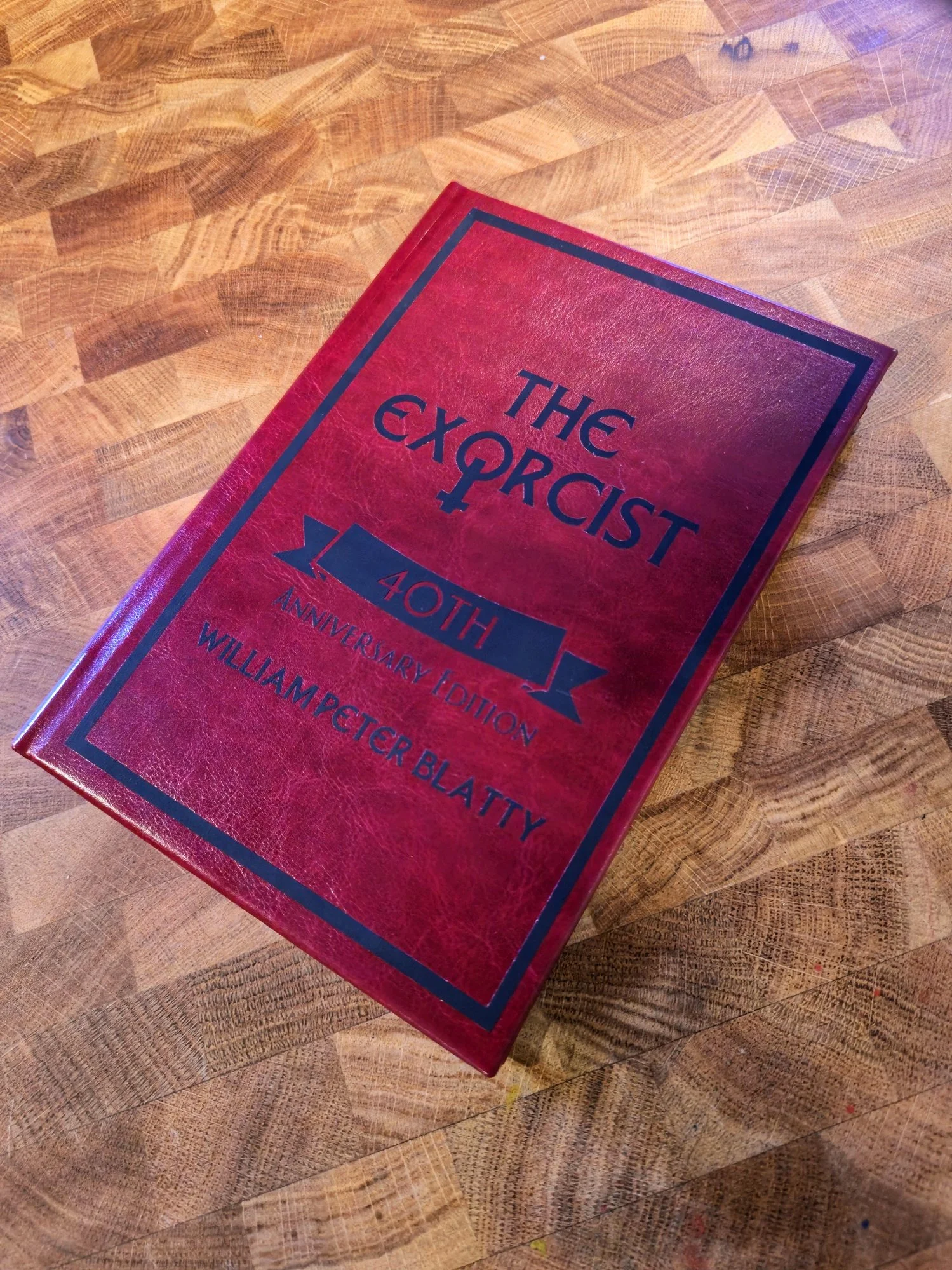 The Exorcist 40th Anniversary Edition by William Peter Blatty (vegan leather)