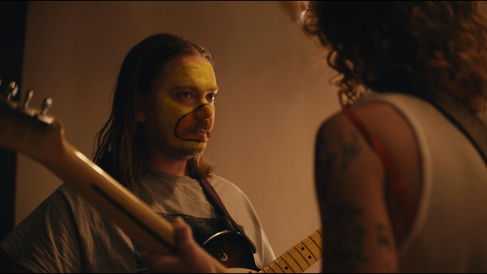 Still from final music video produced in arkansas