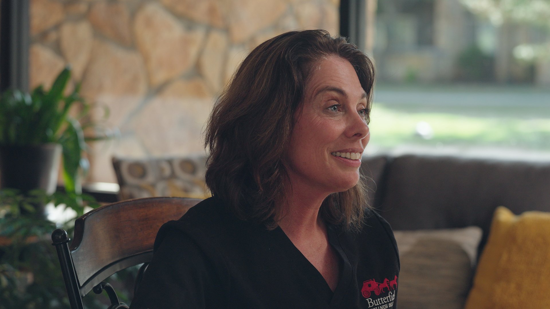 Documentary interview setup, NWA Land Trust film, Sudo Studios Fayetteville