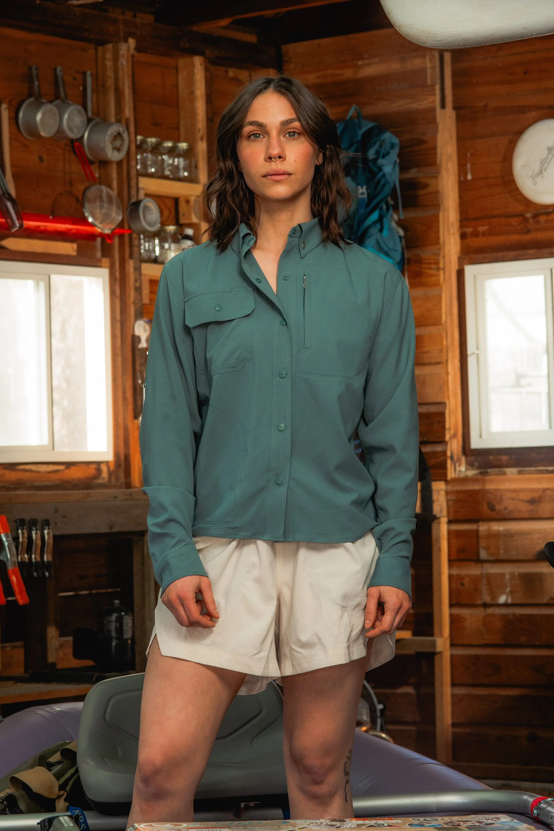 Kayaking preparation lifestyle photography, Livsn outdoor brand, Arkansas