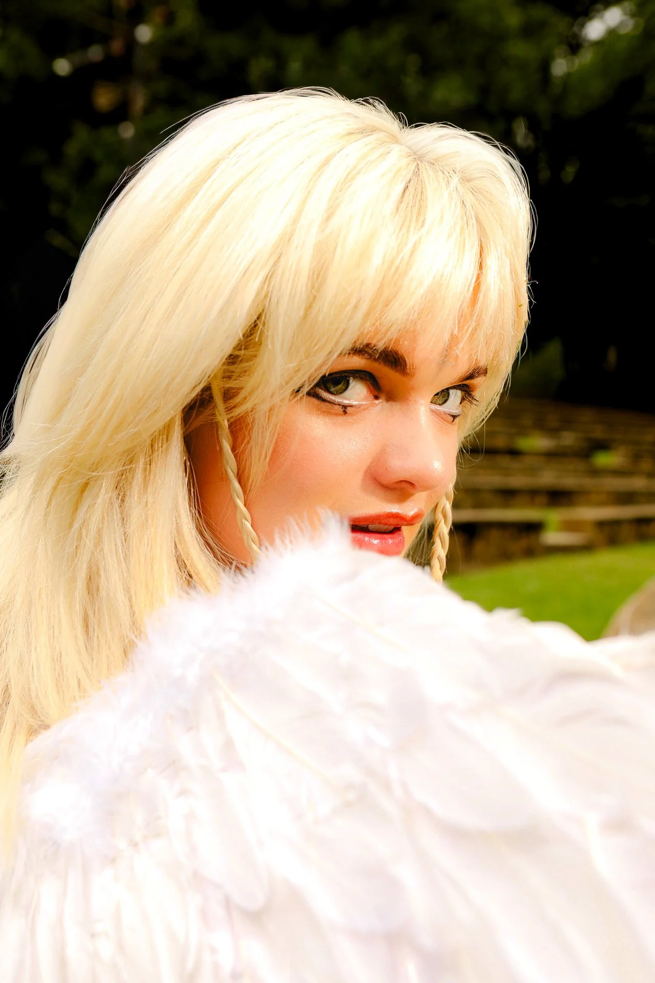 Green Eyed Angel Annelle Staal Press Photo