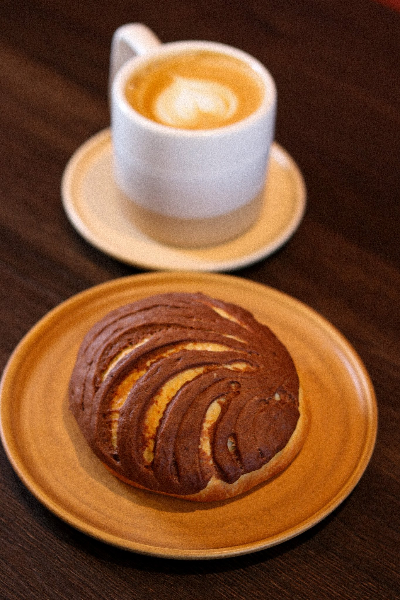 Concha de chocolate
