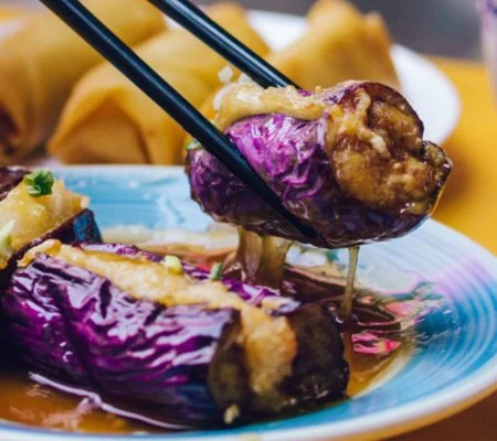 BRAISED EGGPLANT FILLED