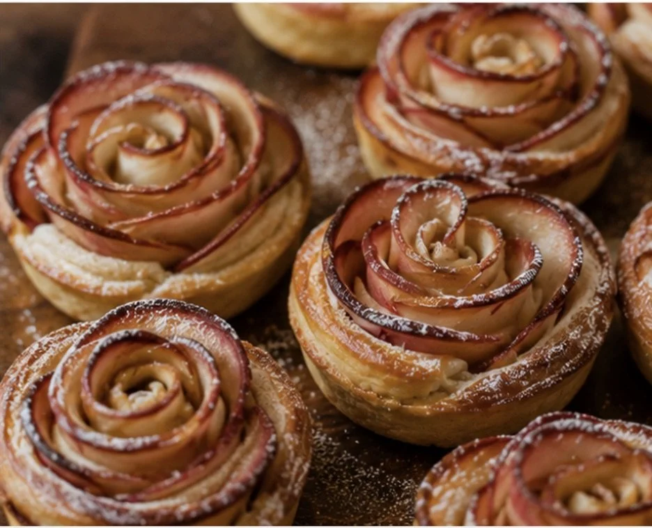 Baked Apple Roses from Scratch
