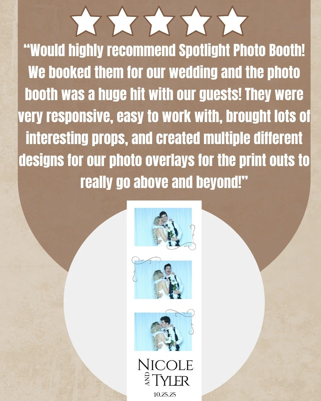 We&rsquo;re feeling the love! 💕

Nothing makes our day quite like hearing from happy couples. A huge thank-you to our recent newlyweds who shared their 5-star experience with us on The Knot! Your kind words mean the world and remind us why we love w