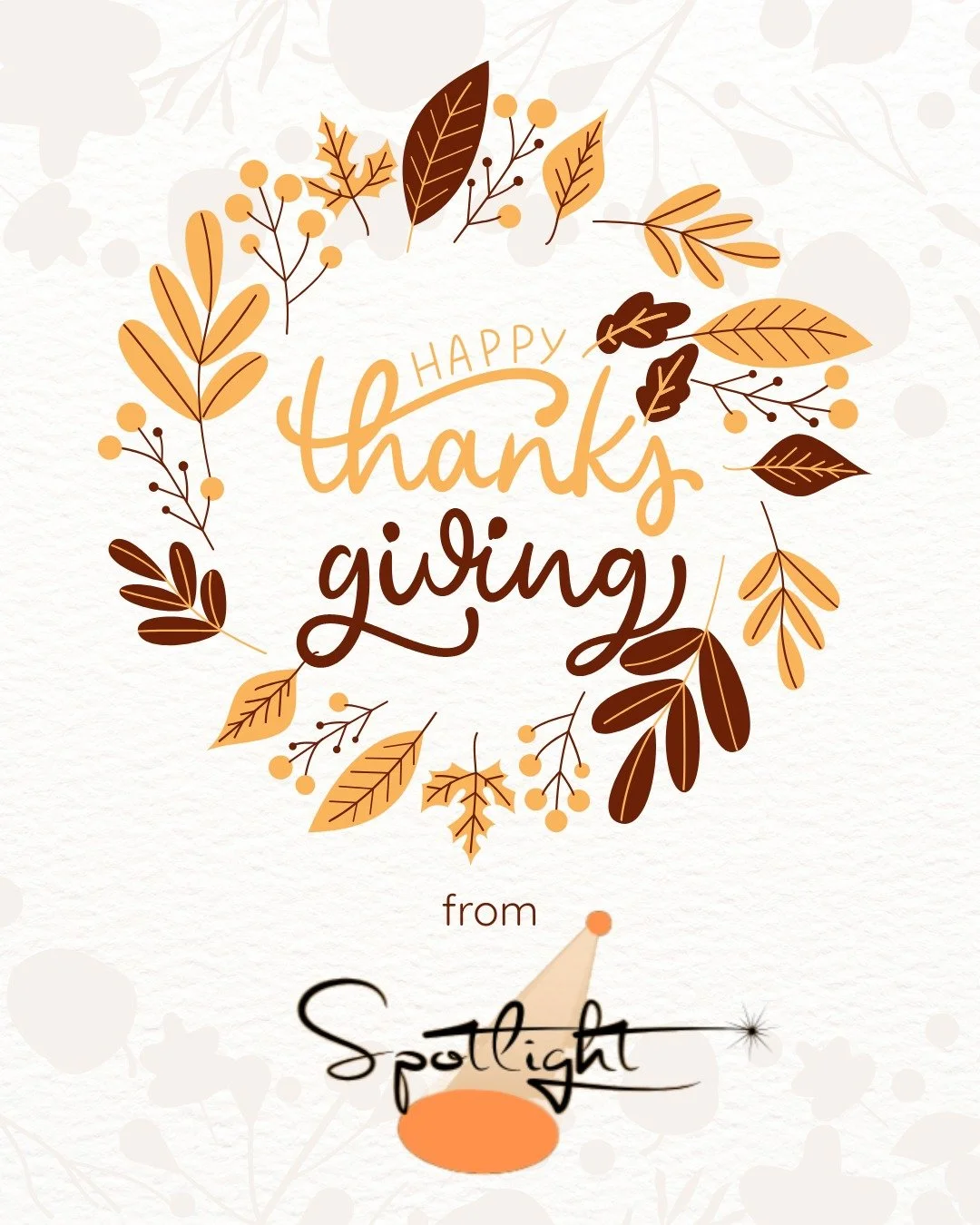 Happy Thanksgiving from Spotlight Photo Booths! 🧡🦃
Today, our team is home soaking up time with our own families &mdash; laughing, relaxing, and capturing moments we&rsquo;ll treasure. And we hope you&rsquo;re doing the same!

Take those silly self