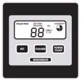 AquaMaster® PRO Controller that shows the buttons and example of what the display should look like