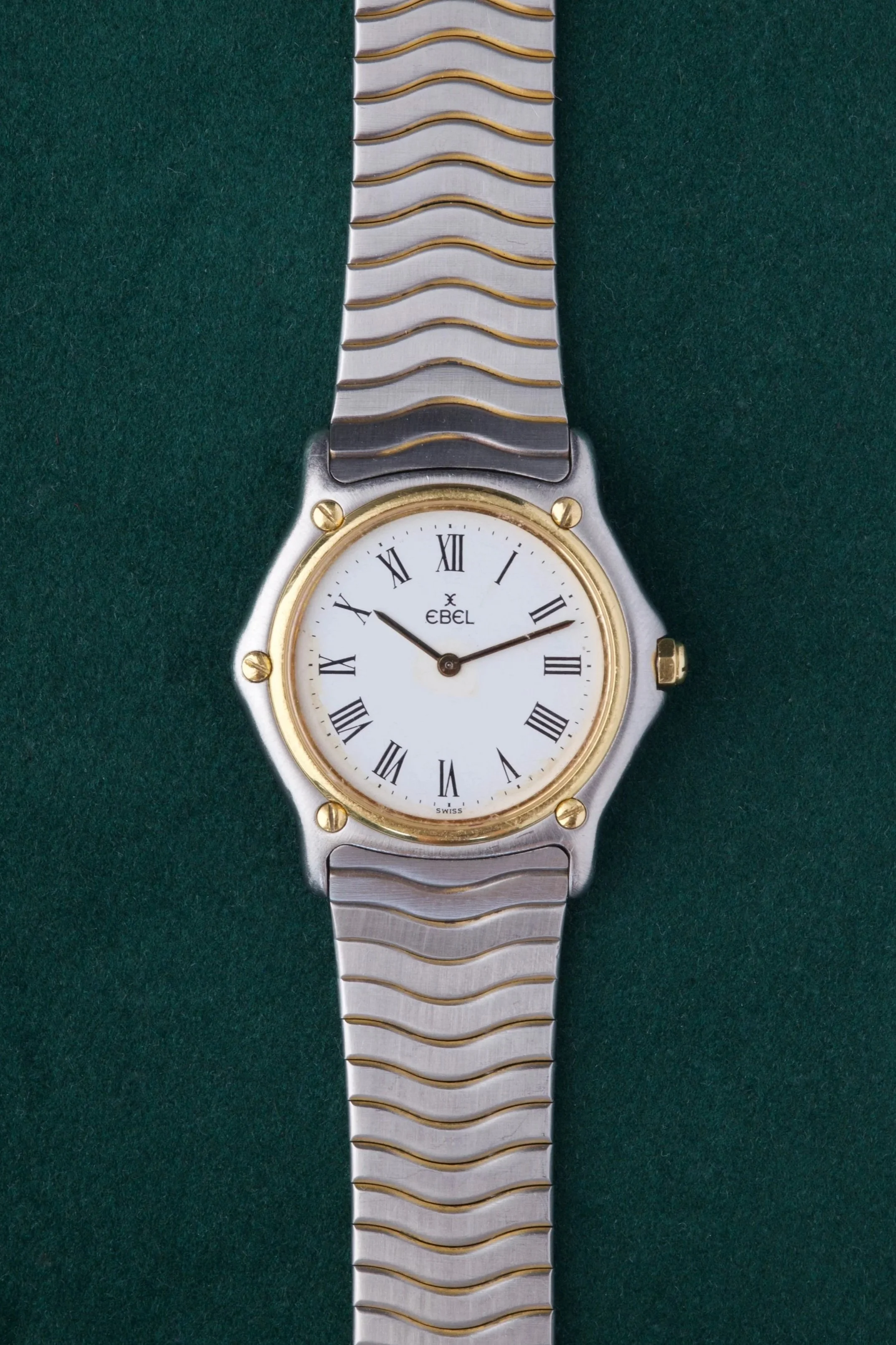Ebel Sport Wave Or Acier Quartz Ref. 184909 Vintage Swiss Made 1990s