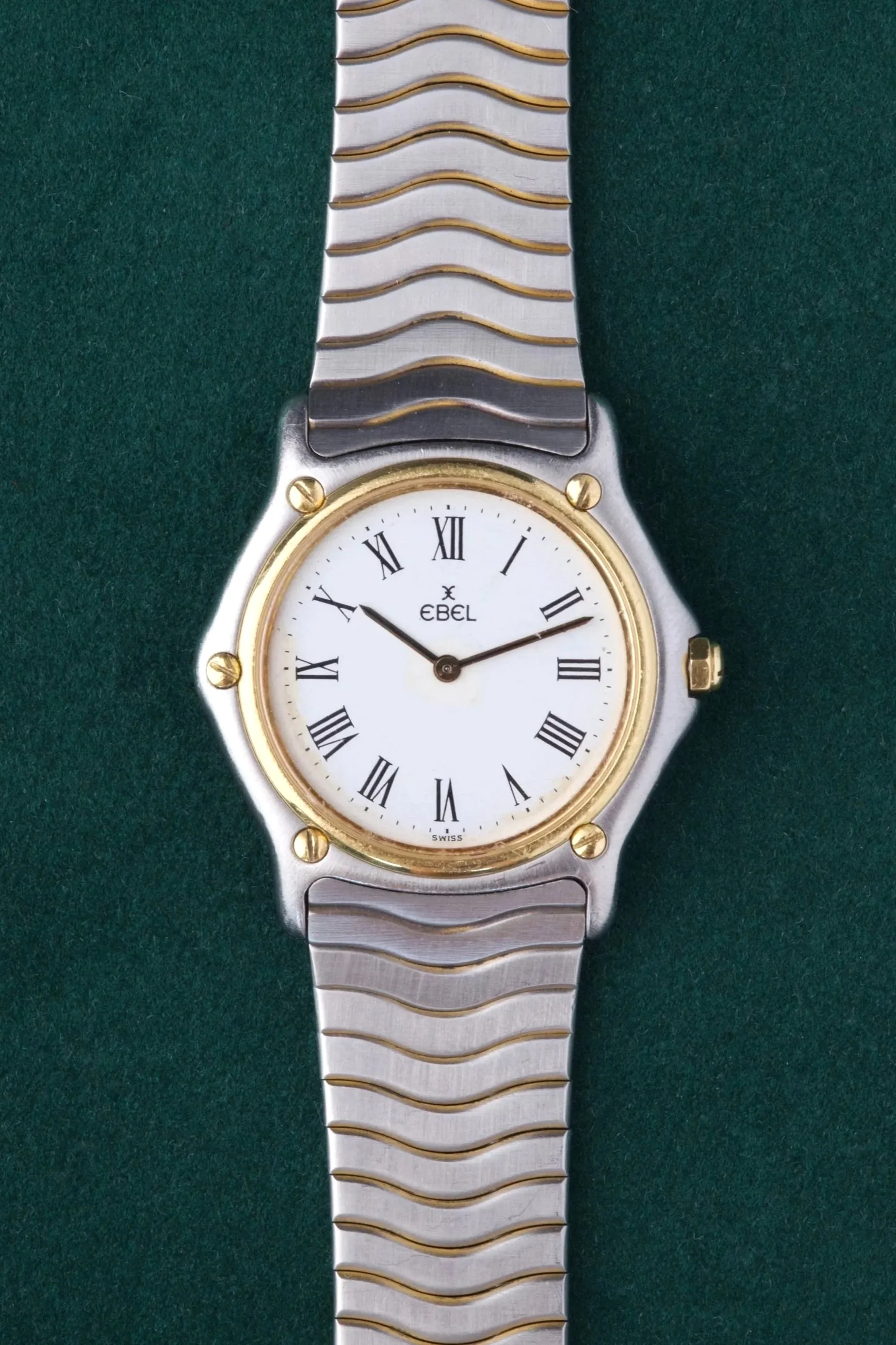 Ebel Sport Wave Or Acier Quartz Ref. 184909 Vintage Swiss Made 1990s