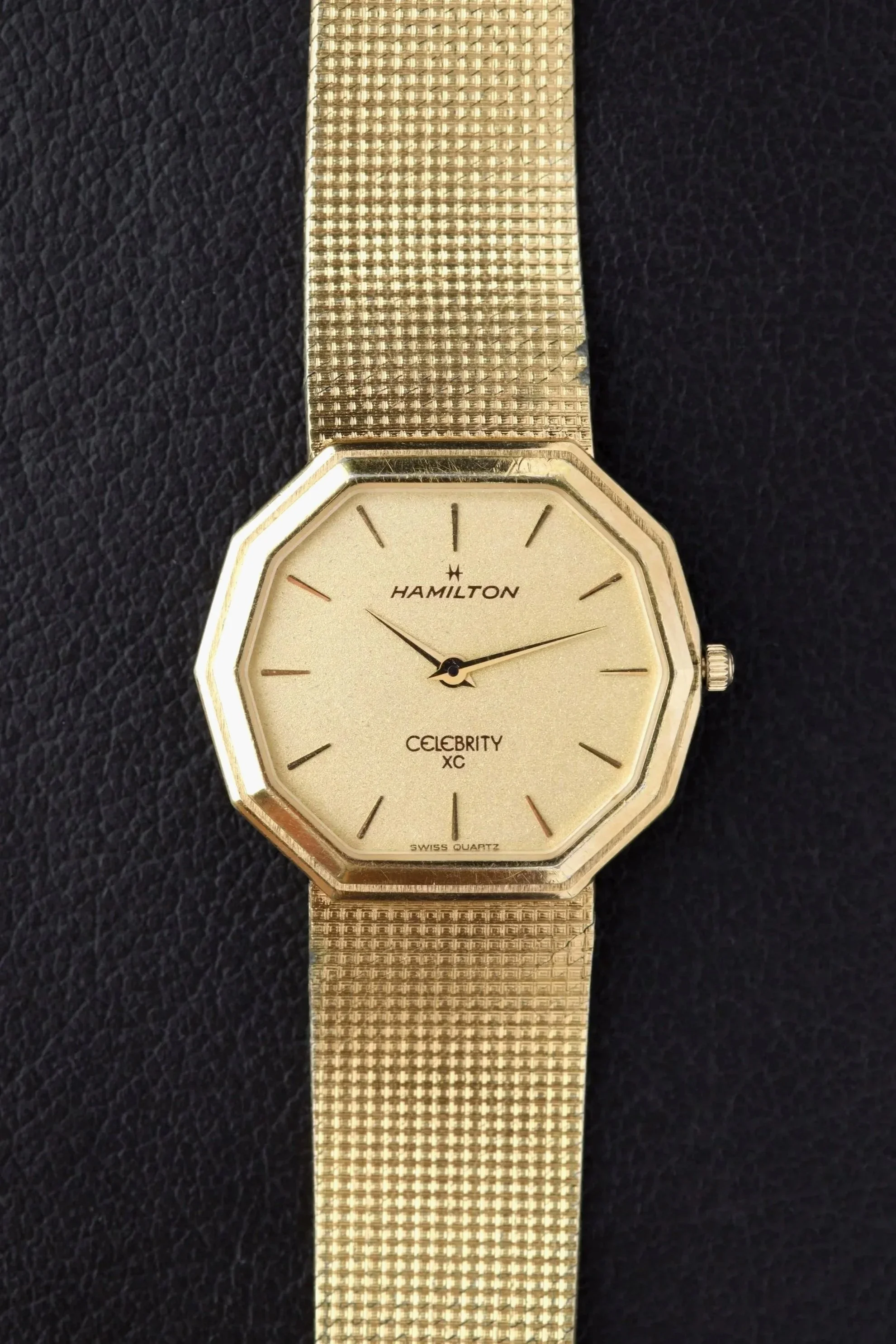 Hamilton Celebrity Quartz Clous de Paris Style 