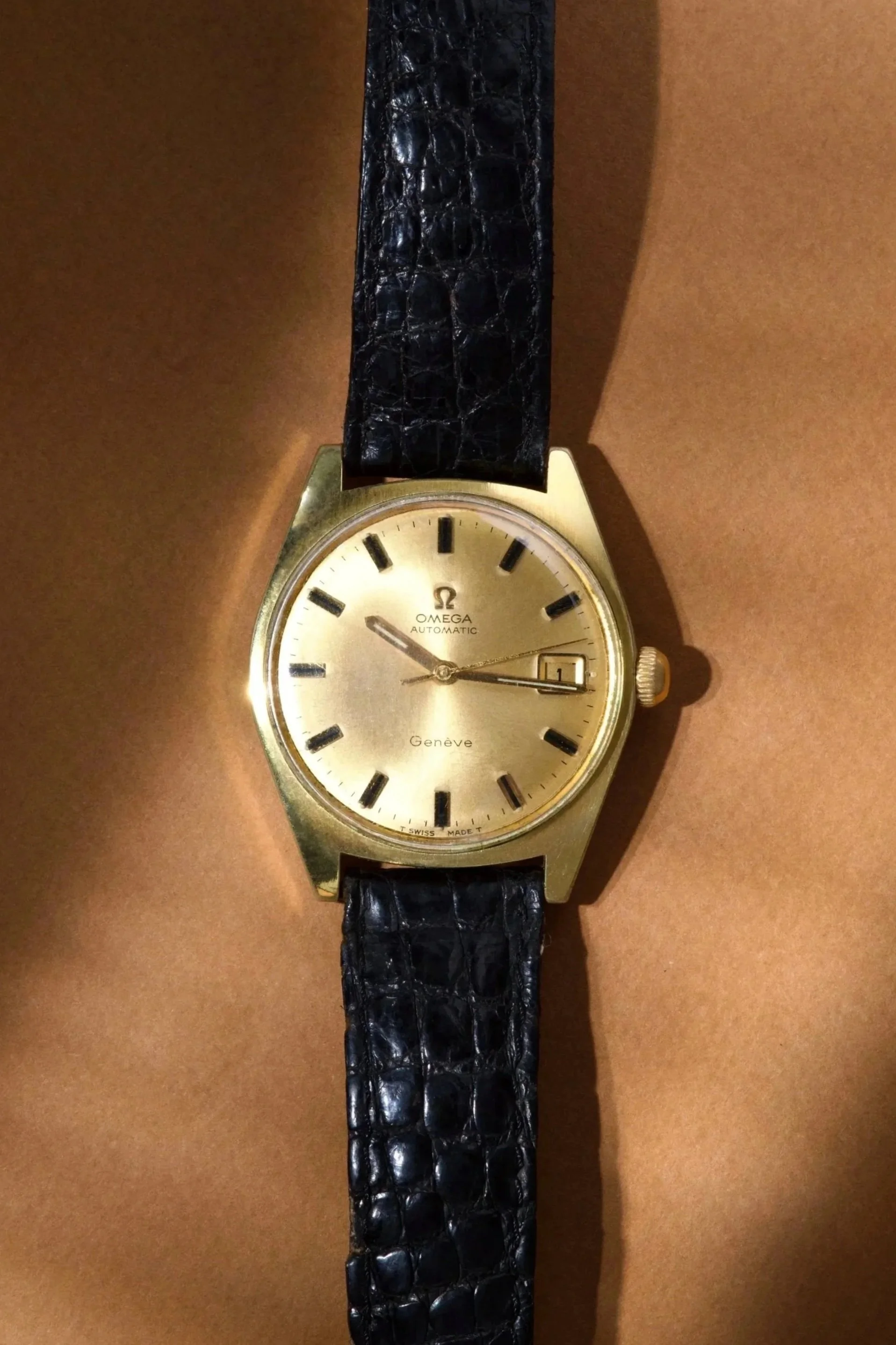 Omega Genève Automatique 166.041 Vintage doré 35mm 1970