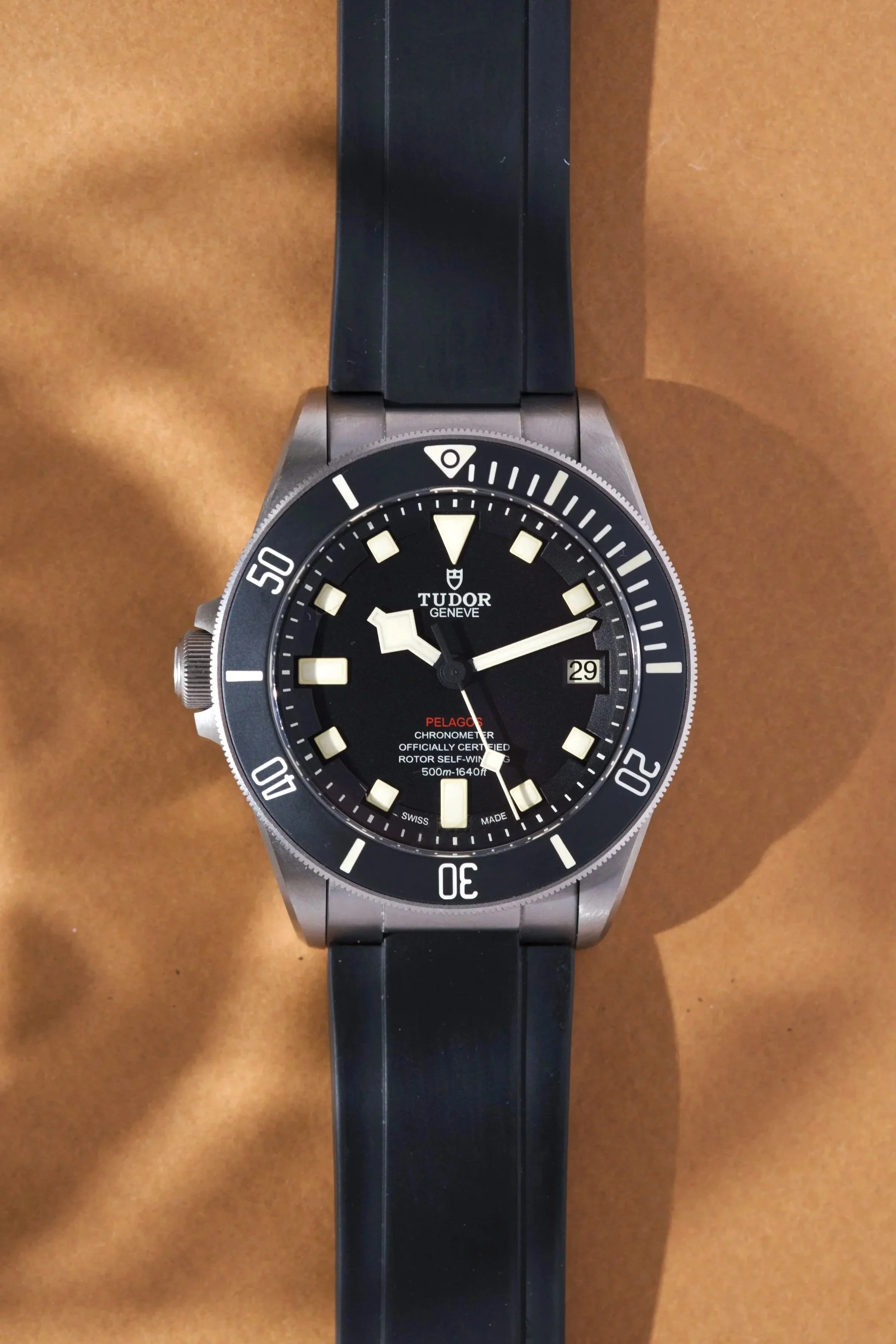 Tudor Pelagos Titane Réf. 25610TNL Full Set Bracelet Titane et Caoutchouc 42