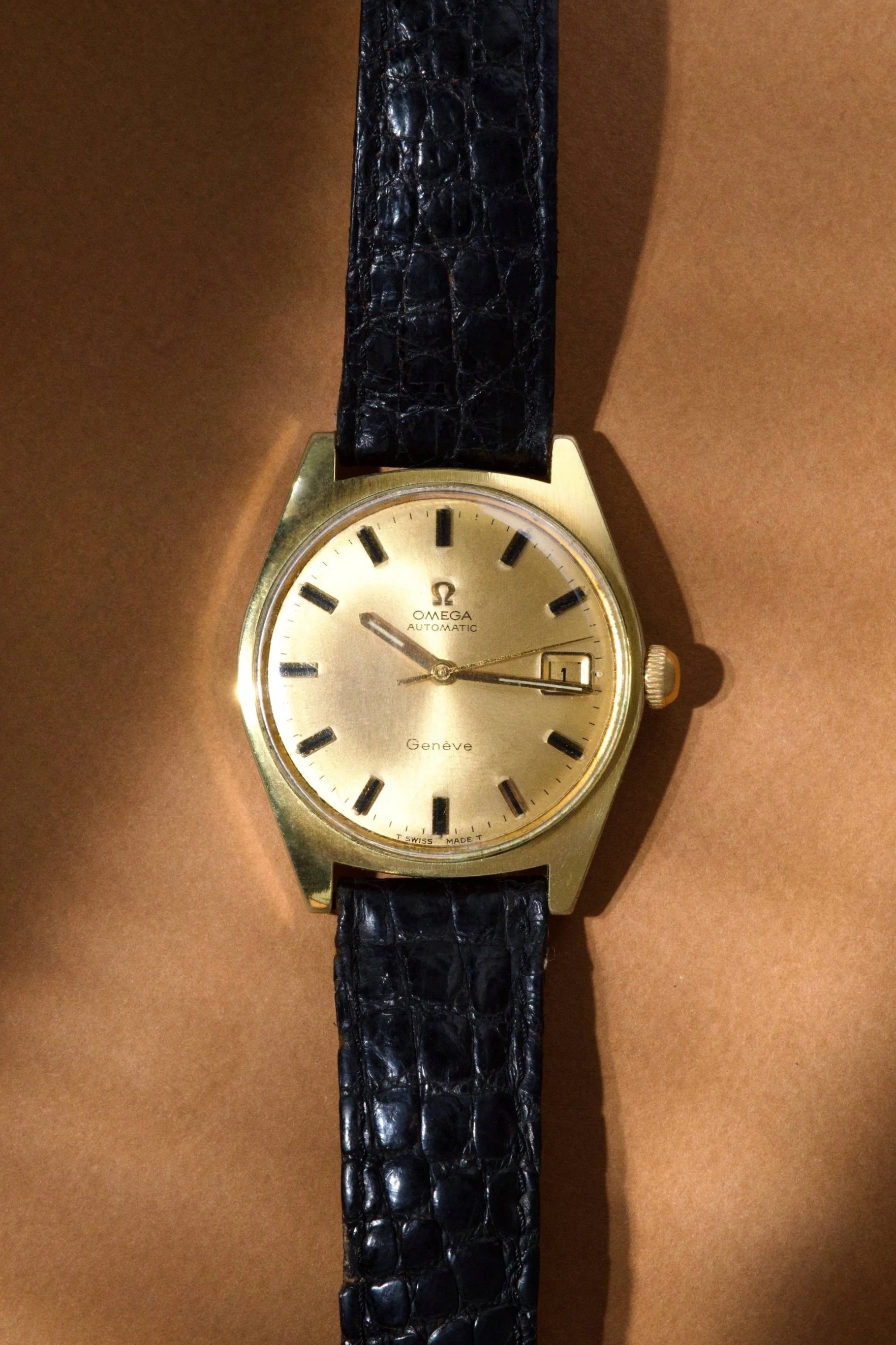 Omega Genève Automatique 166.041 Vintage doré 35mm 1970