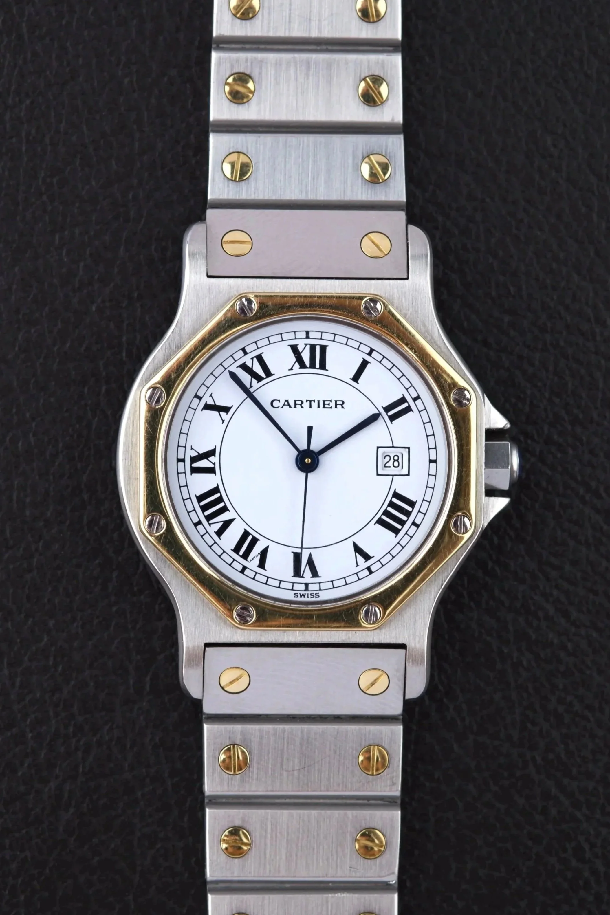 Cartier Santos Vintage Octagon Or Acier Réf. 2966 Automatique 30mm