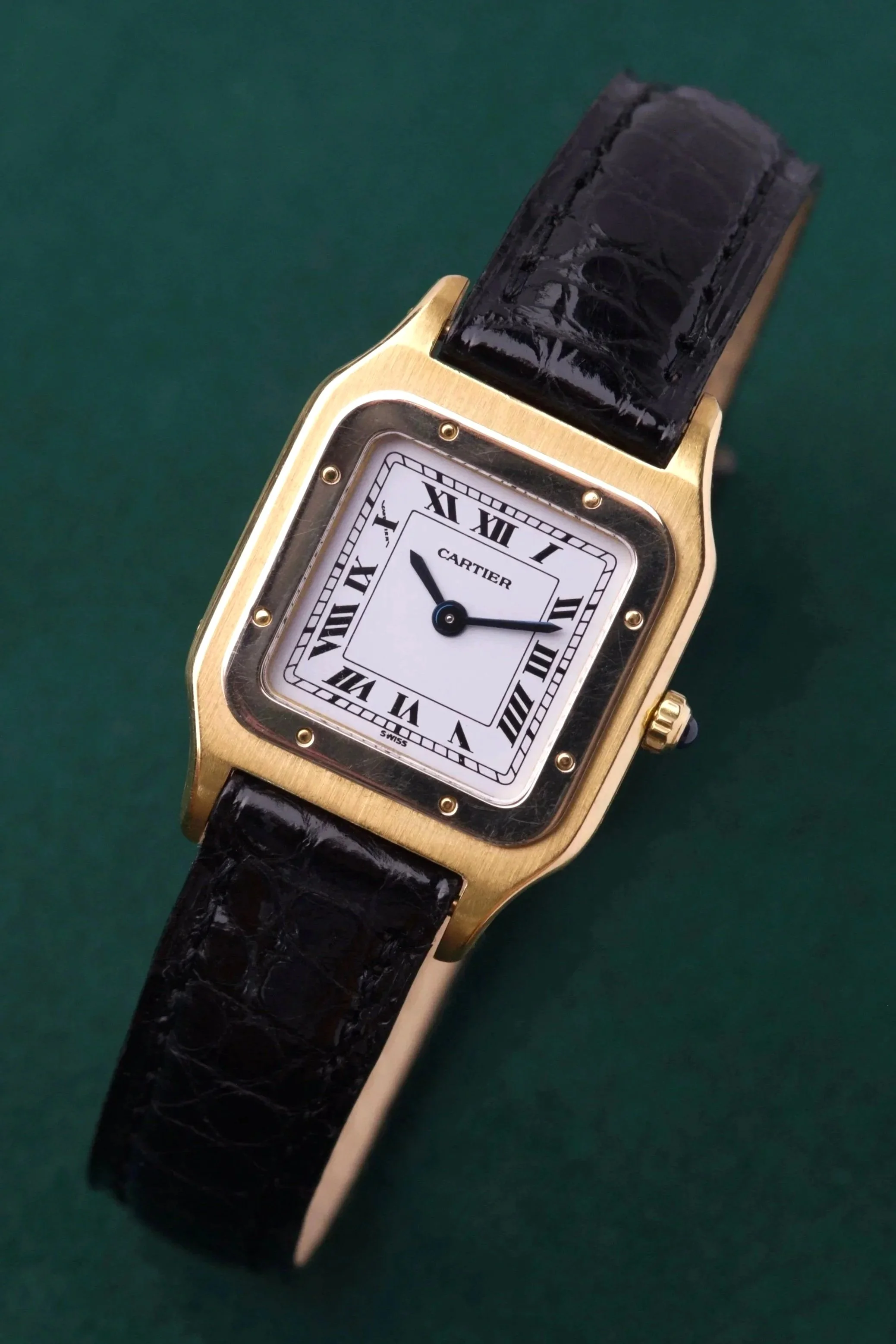 Cartier Santos-Dumont Vintage Or 18K Ref. 9606 – Montre Cartier Classique