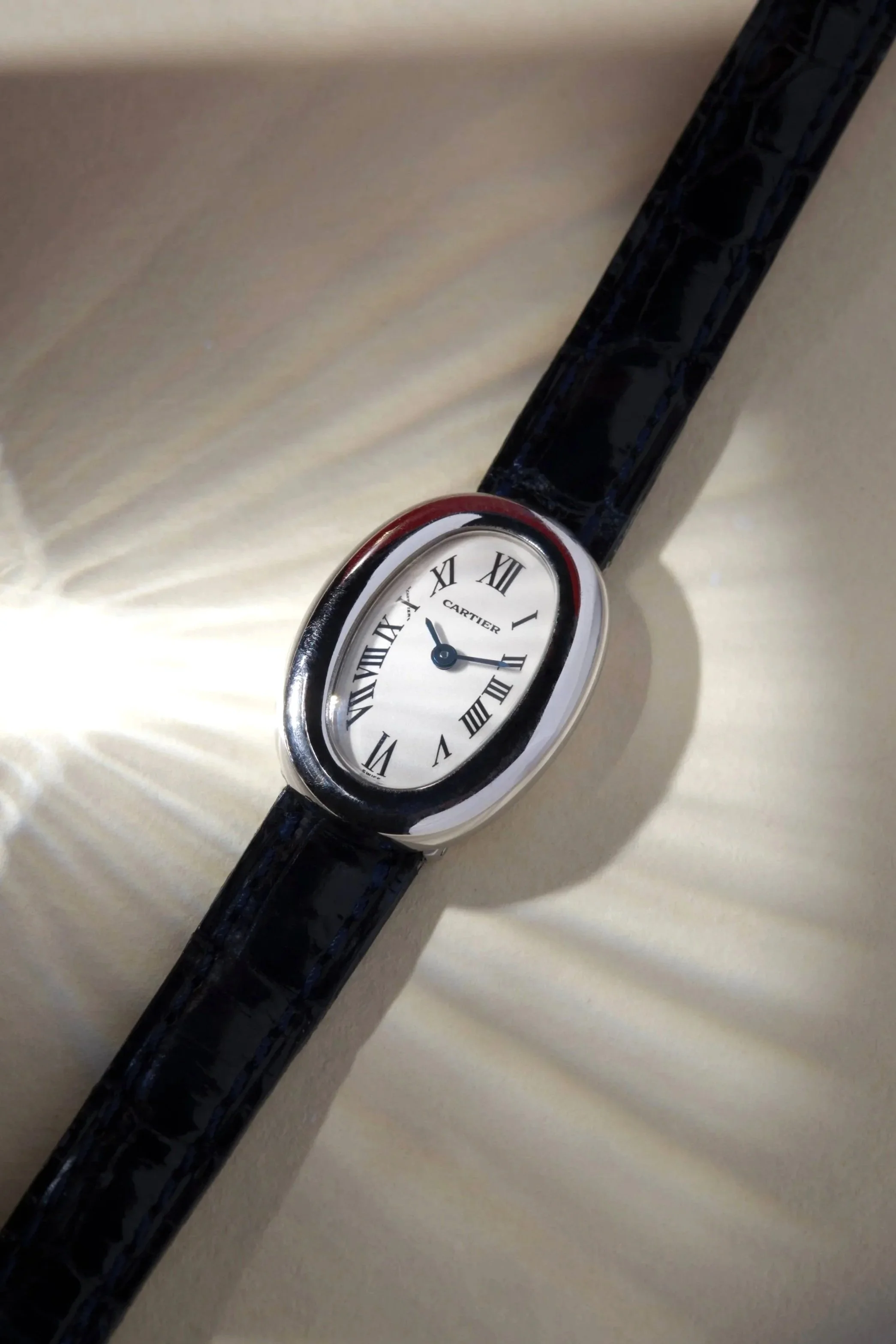 Cartier Baignoire Women Réf. 2369 White Gold Cartier Box Quartz