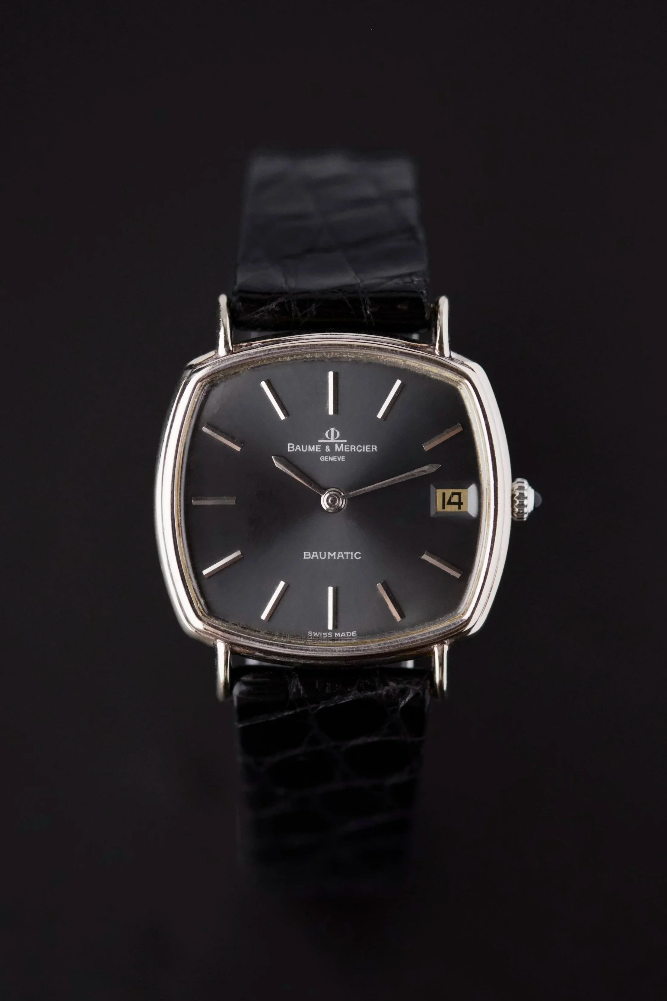 Baume & Mercier Baumatic automatique Or Blanc 18k avec boite