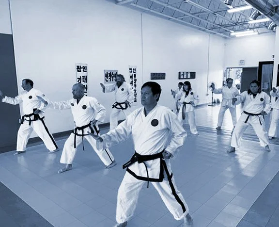 Adults practicing at Kim's Taekwondo in Boise, Idaho