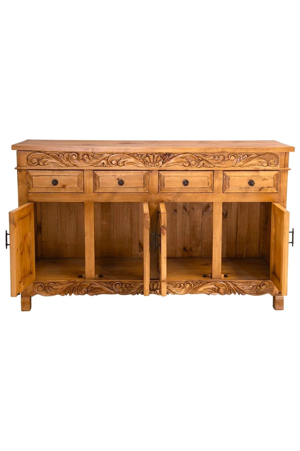 Las Cuevas Hand Carved Buffet Especial Light – Rustic Buffet