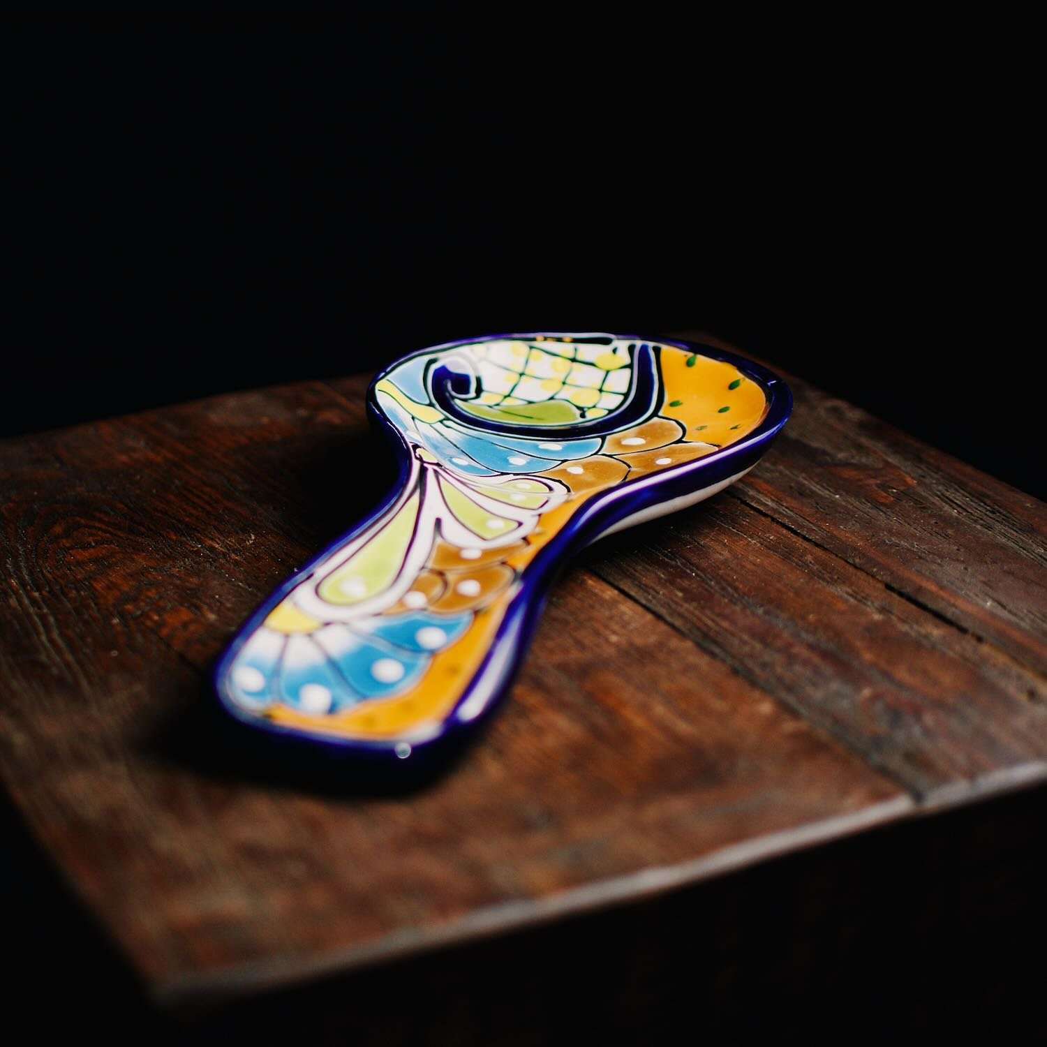Colorful Talavera Spoon Rest 2
