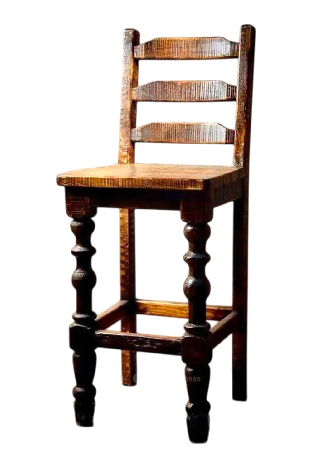 Silla Antigua de Mezquital Bar Stool