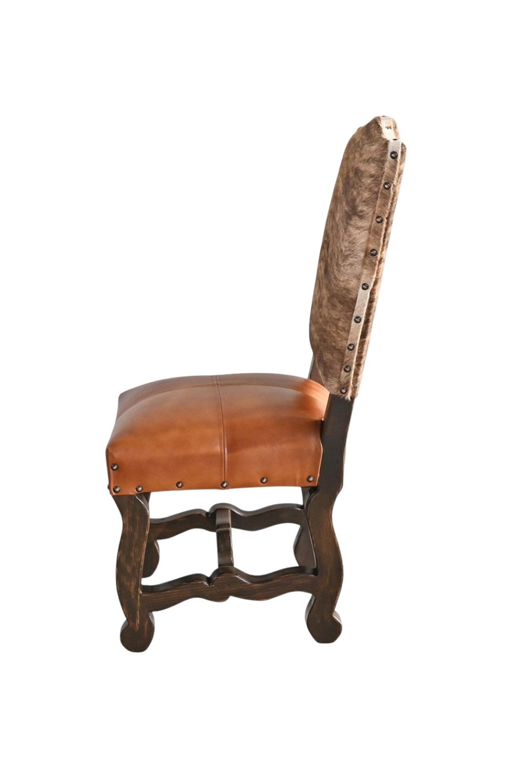 San Lucas Dining Chair - Terracotta & Cowhide