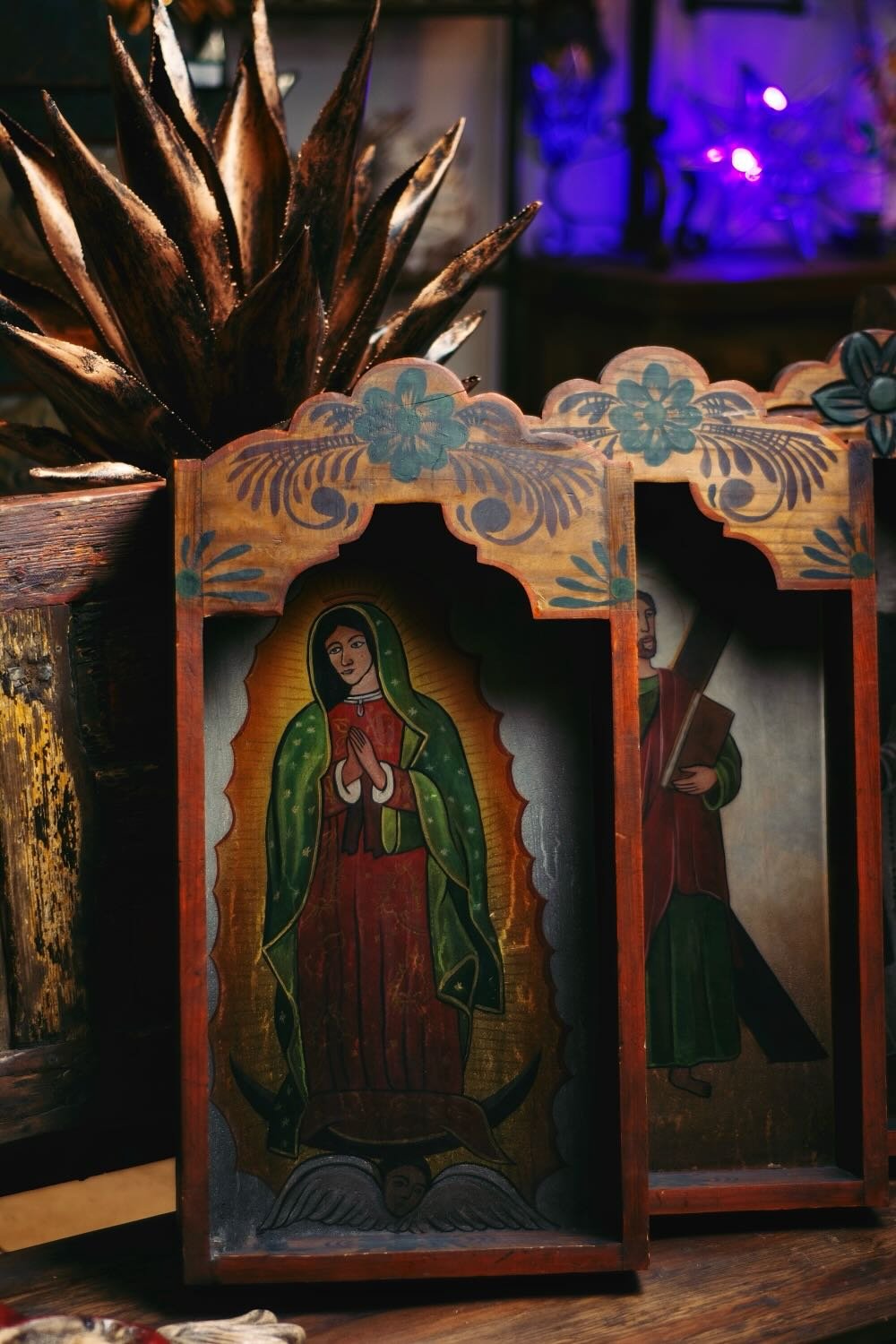 Vintage Retablos from Mexico - Milagros Rústicos